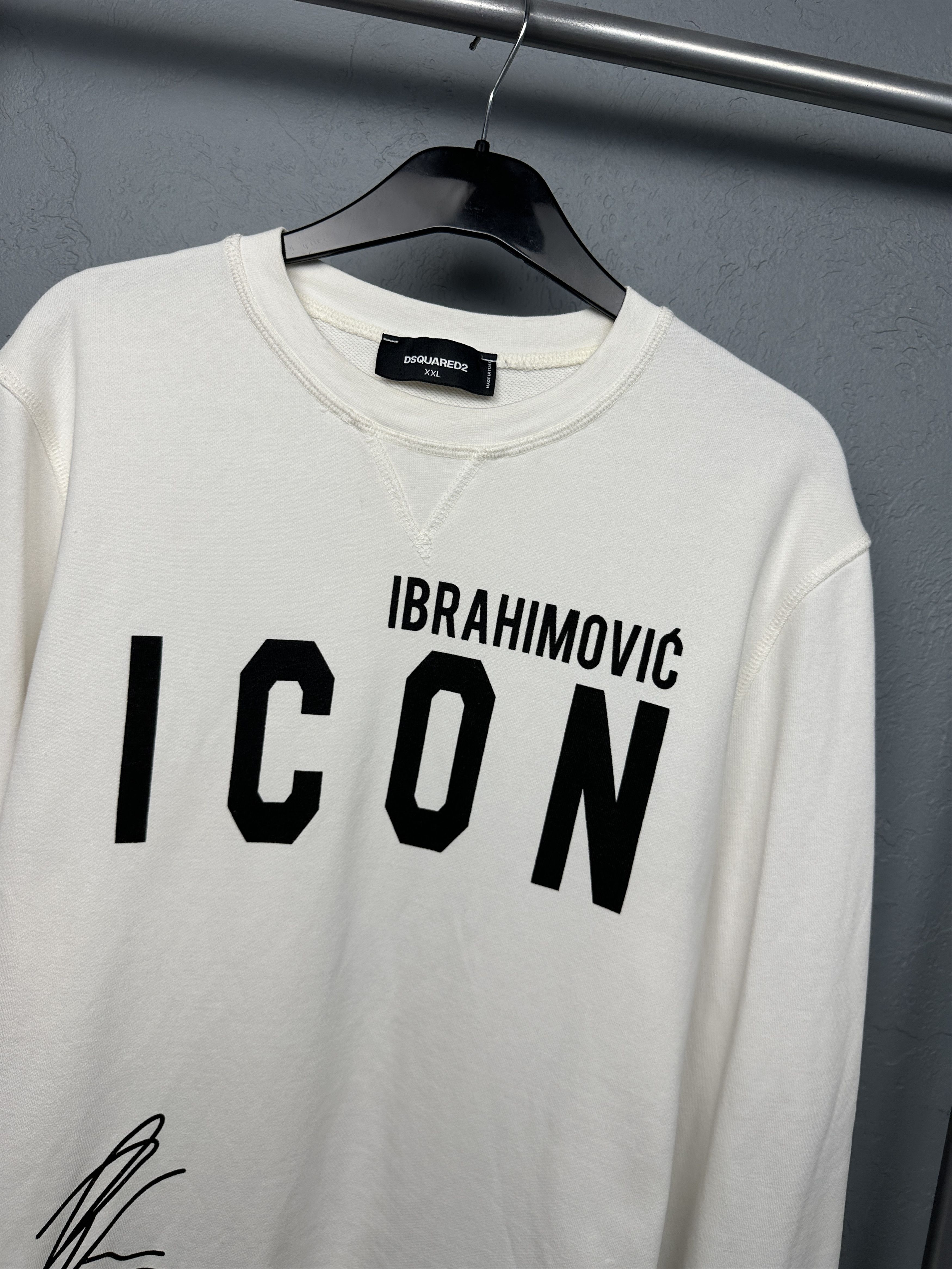 Dsquared2 Dsquared2 Icon Ibrahimovic Mens Crew Neck Sweatshirt Size US XXL / EU 58 / 5 - 2 Thumbnail