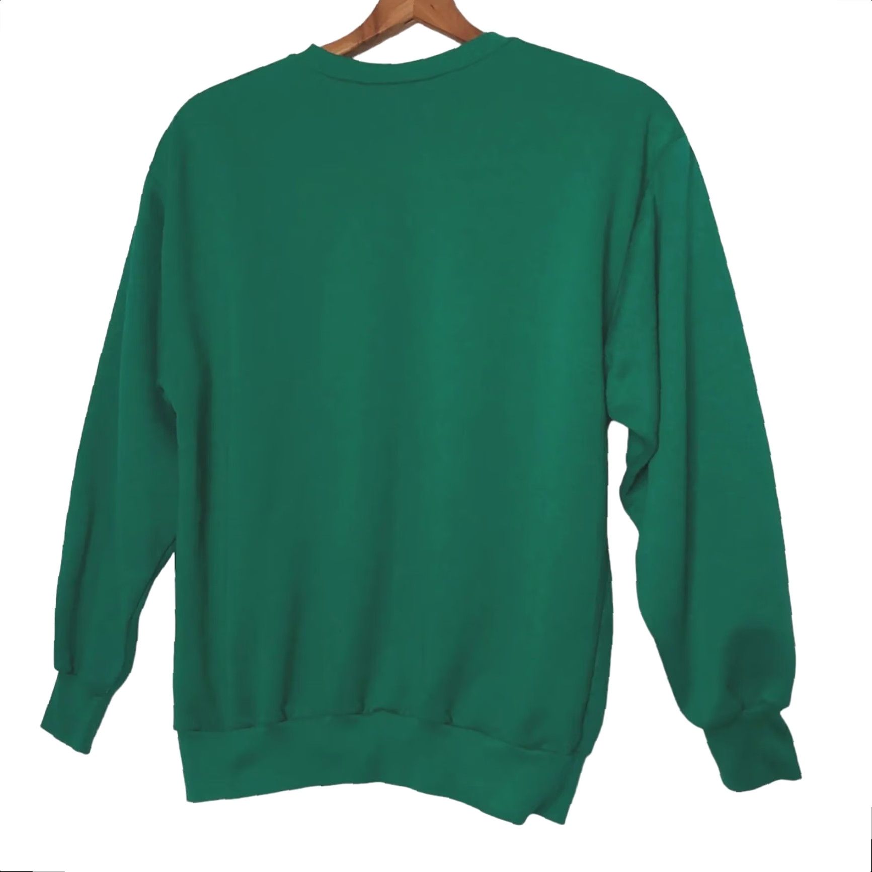 Vintage VINTAGE Jane Colby Christmas Bear Sweatshirt Green M Regular Womens Long Sleeve Glitter Knit Pullover CAD 20.5" Chest Holiday Bear Christmas (Winter) Size M / US 6-8 / IT 42-44 - 2 Thumbnail