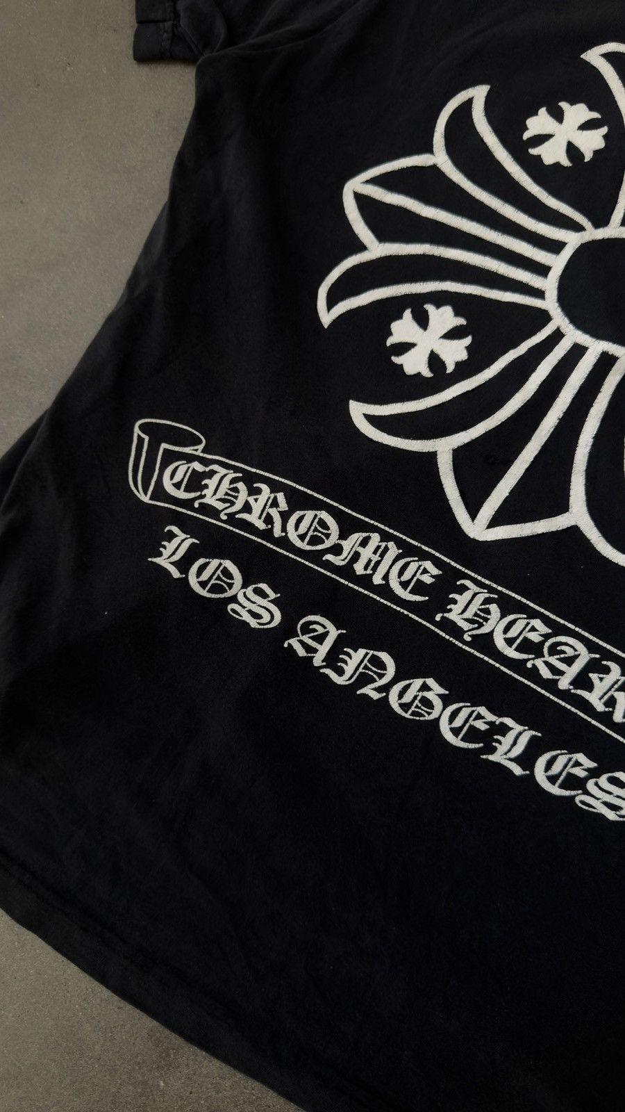 Chrome Hearts Chrome Hearts LA Exclusive Scroll Label Cross T-Shirt Size US M / EU 48-50 / 2 - 7 Thumbnail