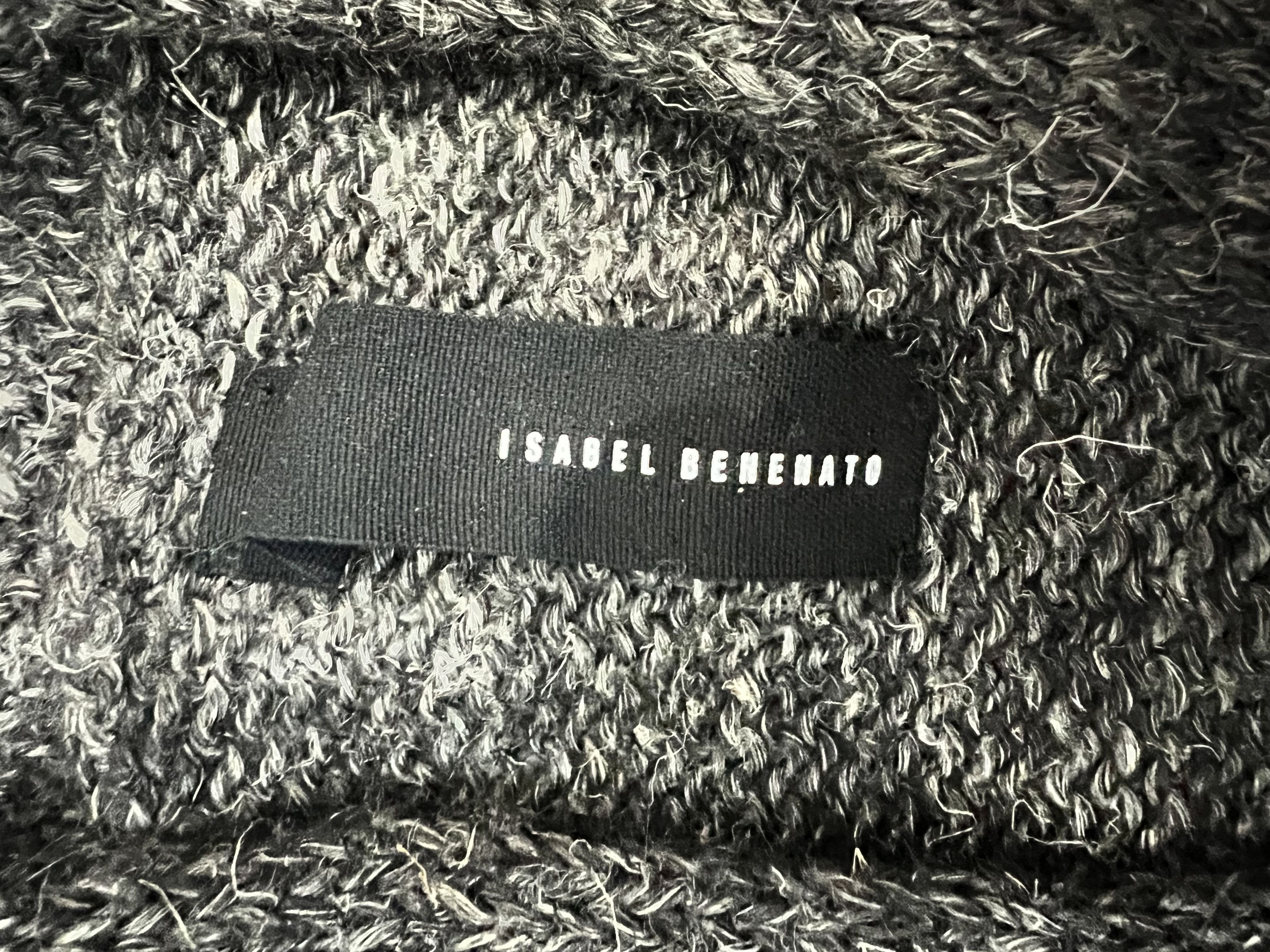 Isabel Benenato Alpaca Sweater + Collar Scarf Size US L / EU 52-54 / 3 - 11 Thumbnail