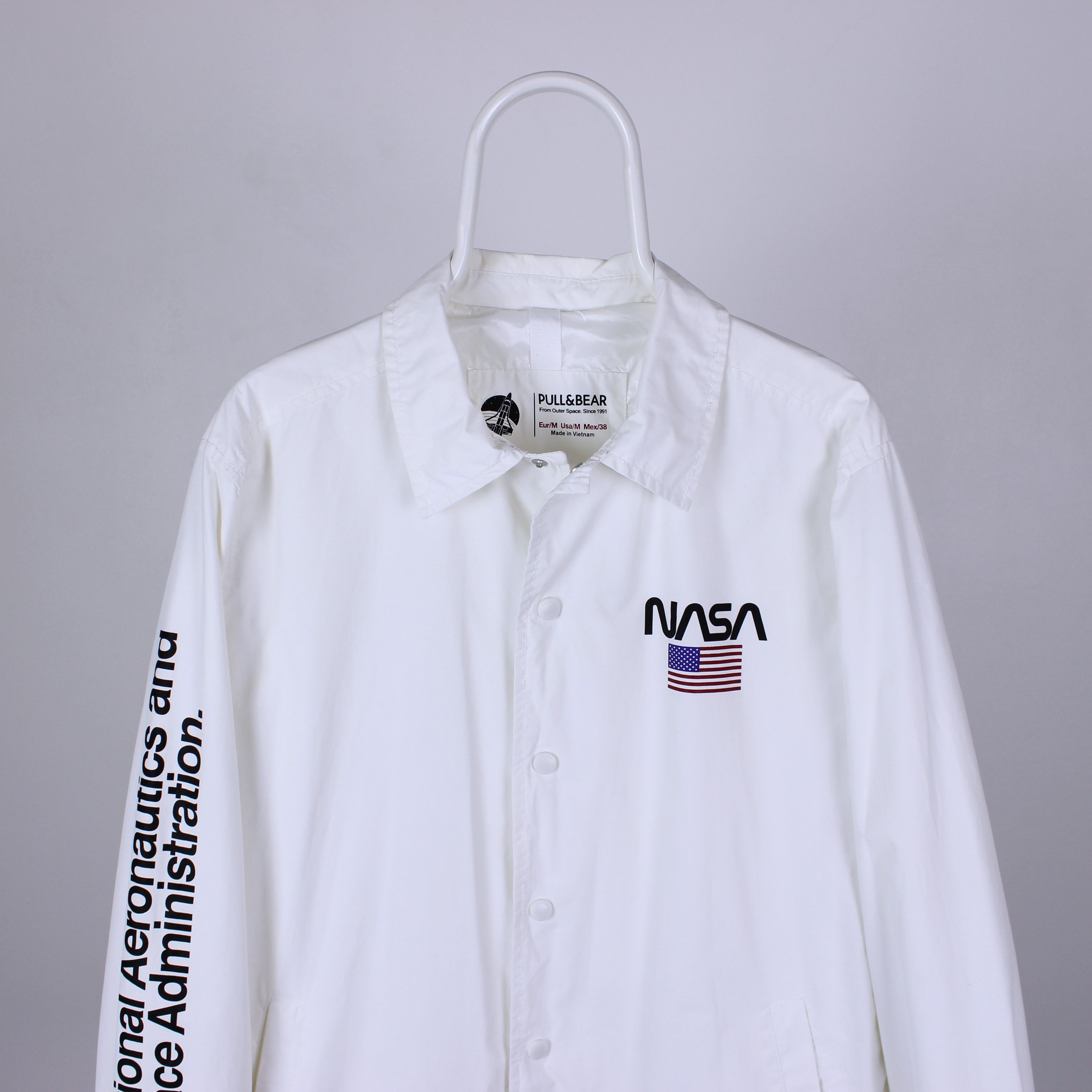 NASA Pull & Bear & Nasa vintage jacket light M white Size US M / EU 48-50 / 2 - 1 Thumbnail