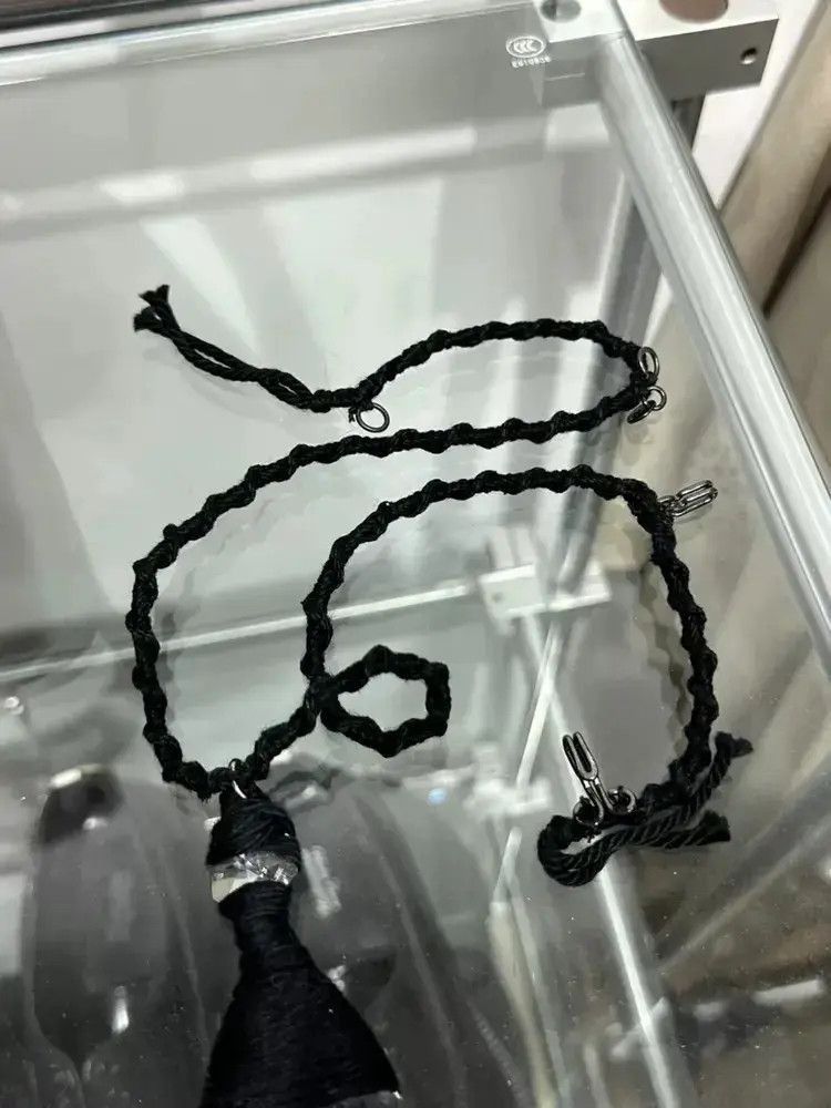 Undercover 06AW Guru Guru Crystal Necklace-2505