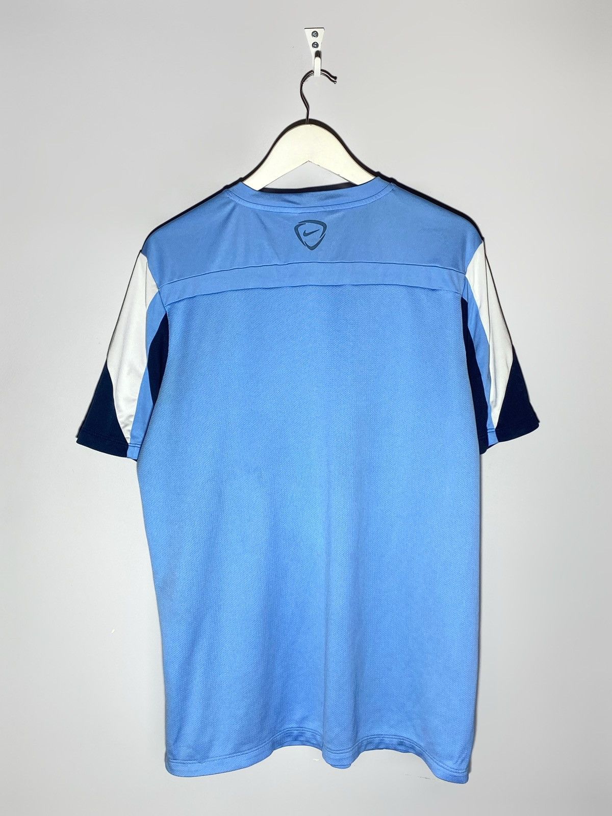Nike 🔥 NIKE MANCHESTER CITY ETIHAD Y2K SOCCER DRIP JERSEY Size US XXL / EU 58 / 5 - 2 Thumbnail