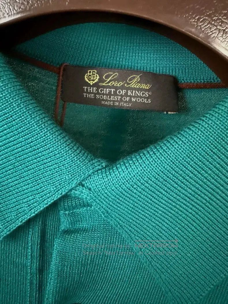 Loro Piana Loro Piana Long Sleeve Knit Polo. Size US L / EU 52-54 / 3 - 3 Thumbnail