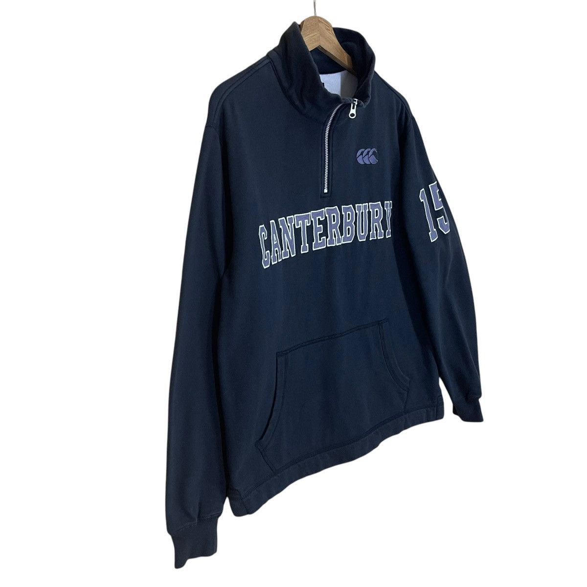 Canterbury of New Zealand Vintage 90s Canterbury Of New Zealand Halfzip Sweatshirt Size US M / EU 48-50 / 2 - 2 Thumbnail