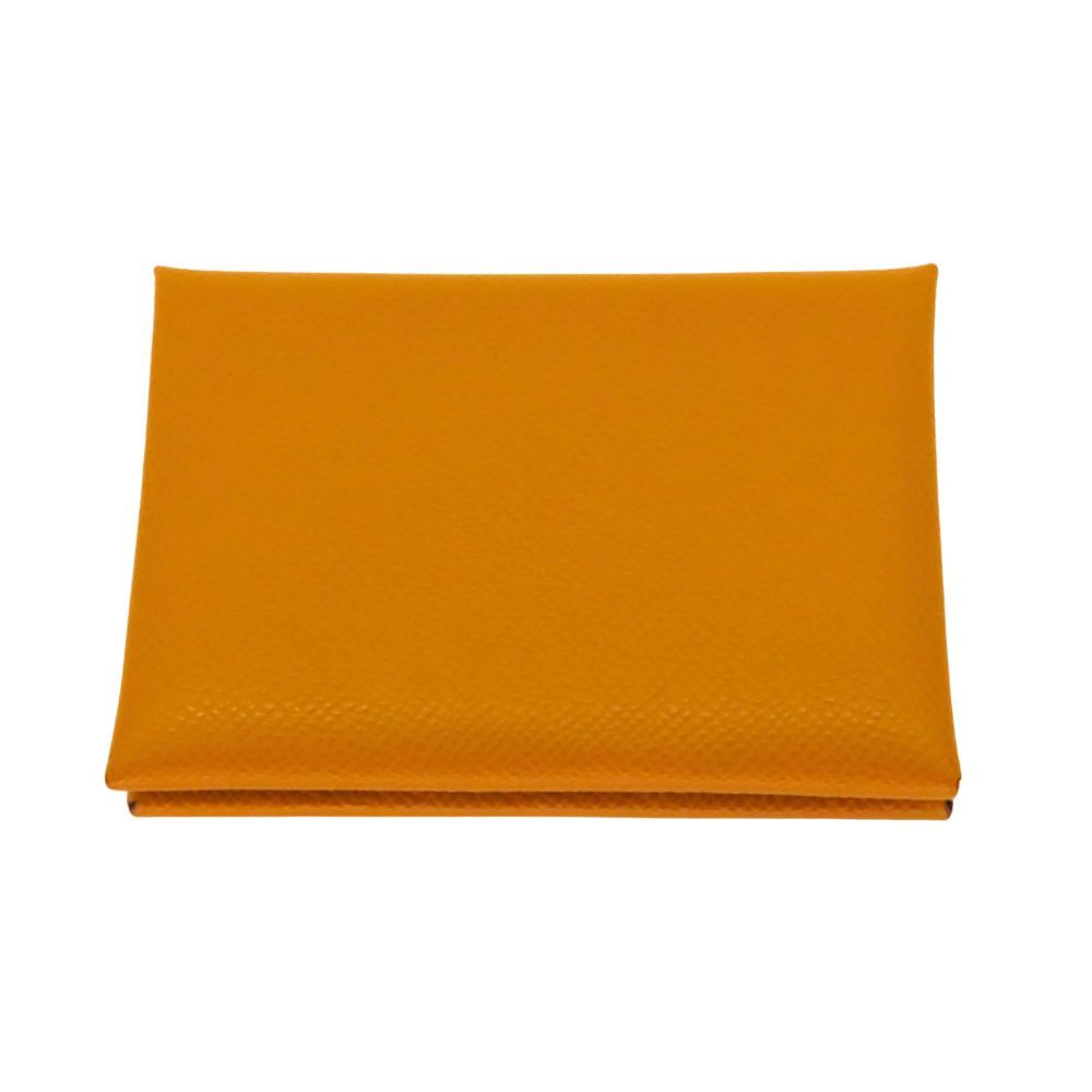 Hermes Hermes Hermes Calvi Duo Epsom 2way Coin Case Card Case Leather Coin Case Stamp B (2023) DUTY FREE for USA Size ONE SIZE - 1 Thumbnail