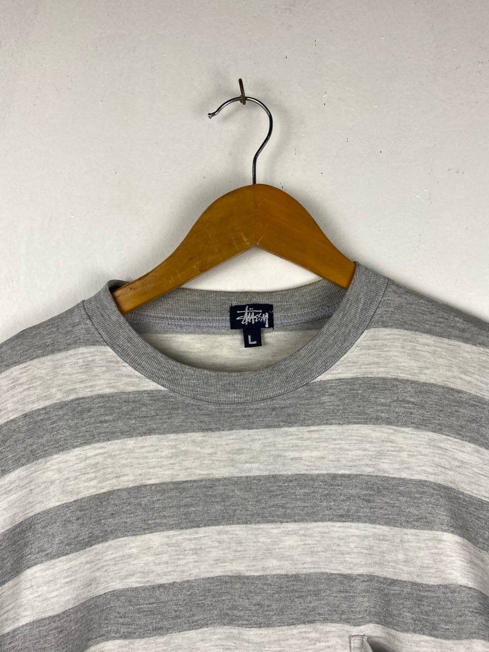Stussy vintage stussy longsleeves striped tee nice design Size US L / EU 52-54 / 3 - 2 Thumbnail