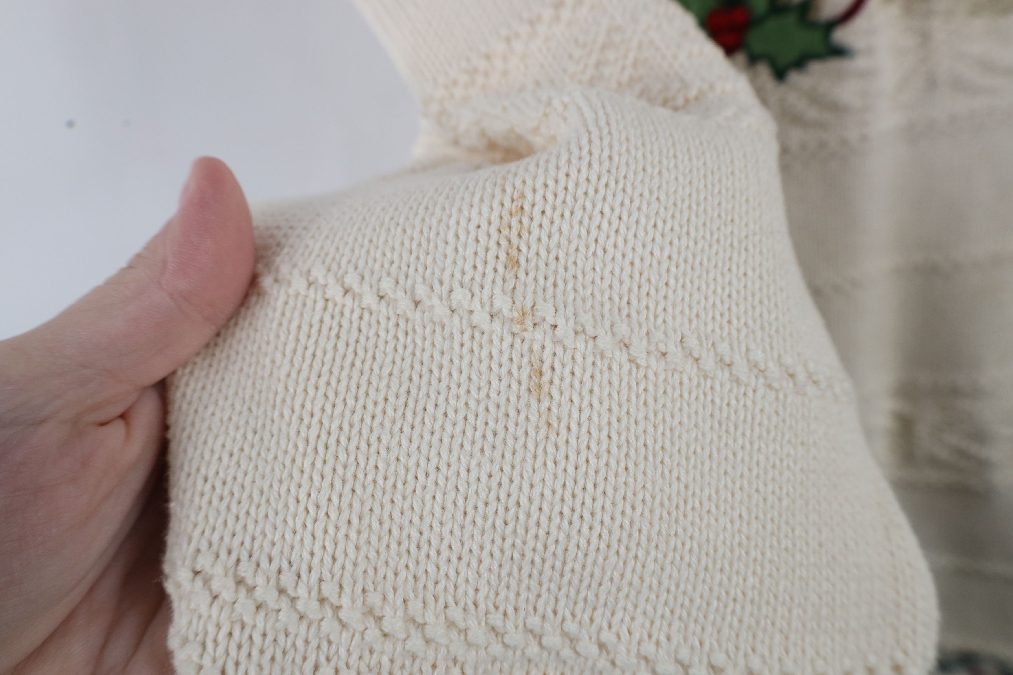 Cabelas × Vintage Vintage 90s Cabelas Mistletoe Deer Buck Knit Sweater Size M / US 6-8 / IT 42-44 - 6 Thumbnail