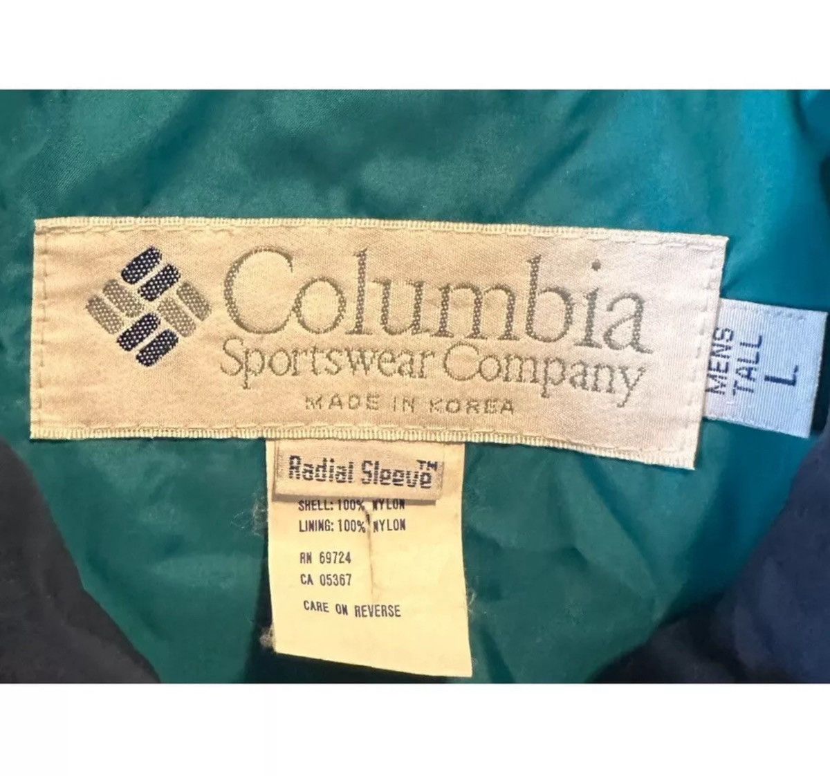 Columbia Vintage 90s Columbia Bugaboo Nylon Windbreaker Ski Jacket L Size US L / EU 52-54 / 3 - 4 Thumbnail