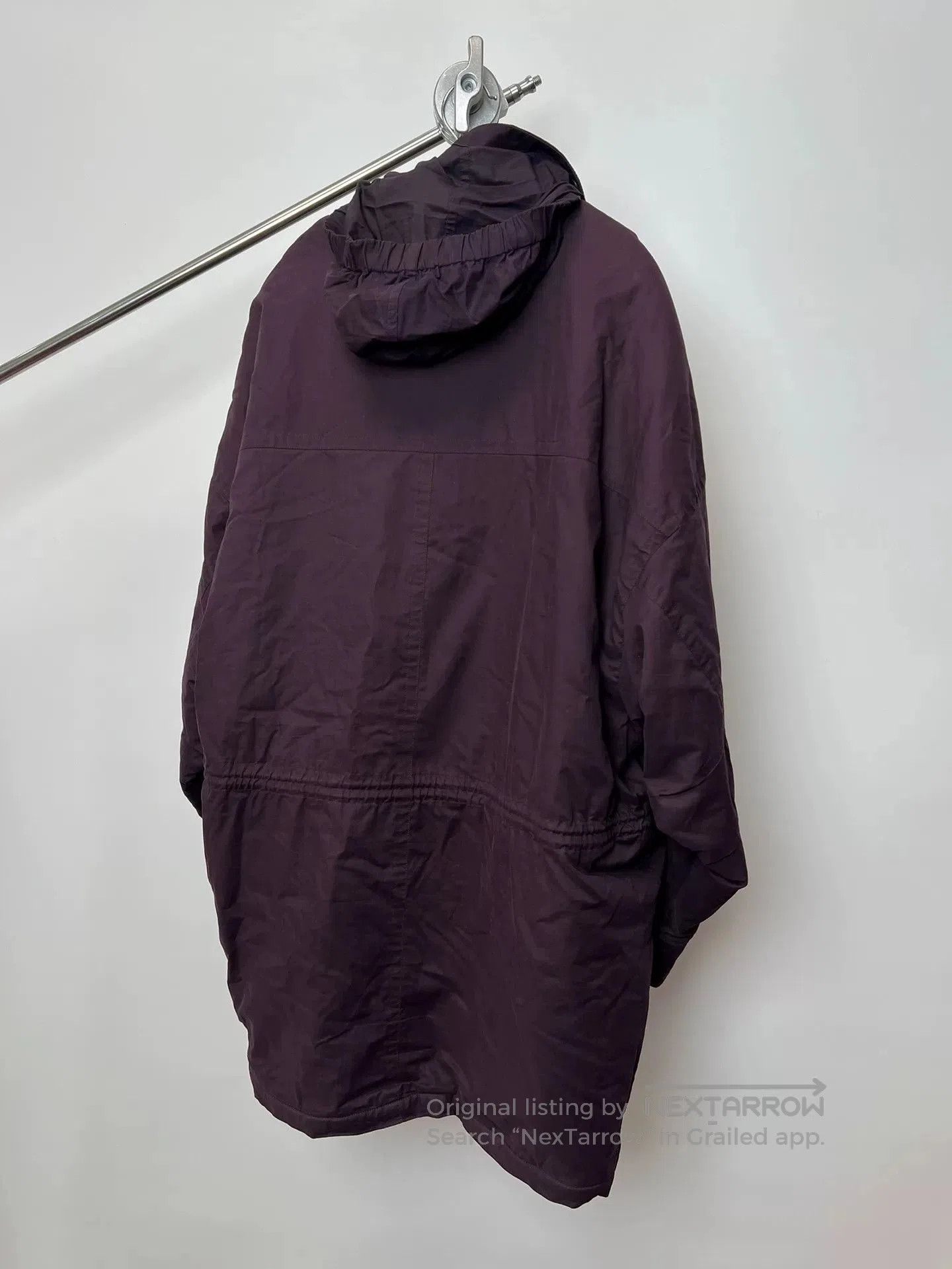 Burberry Burberry Purple Wool Lined Cotton Coat. Size XL / US 12-14 / IT 48-50 - 9 Thumbnail