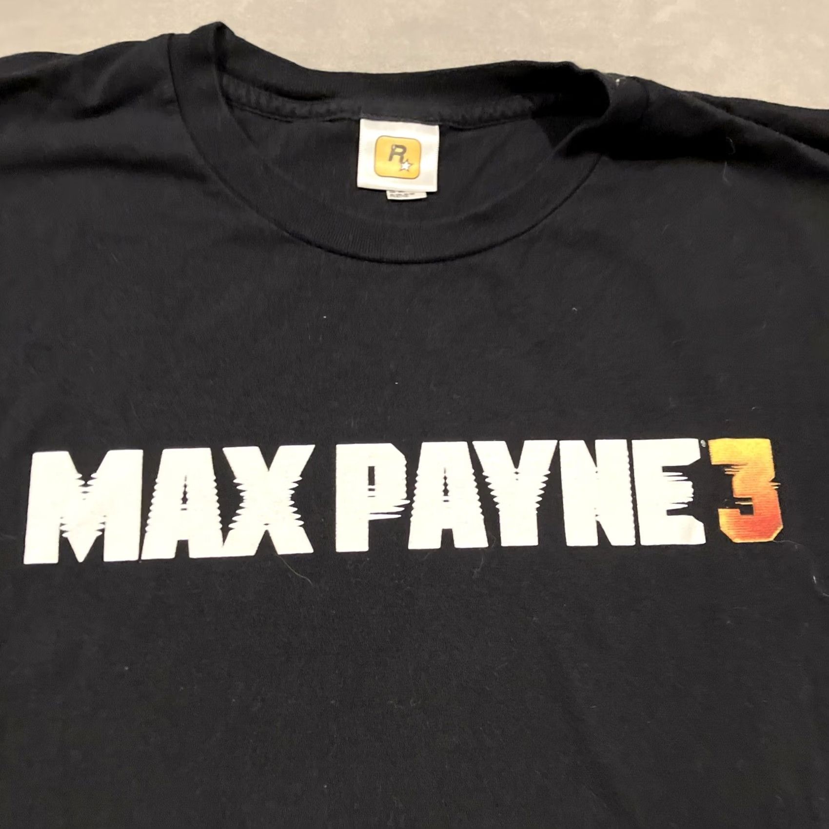 Vintage RARE NWOT Rockstar Max Payne 3 Promo T Shirt Men's XL Black Short Sleeve T-Shirt Rockstar Mens XL Max Payne 3 Promo Shirt Size US XL / EU 56 / 4 - 2 Thumbnail