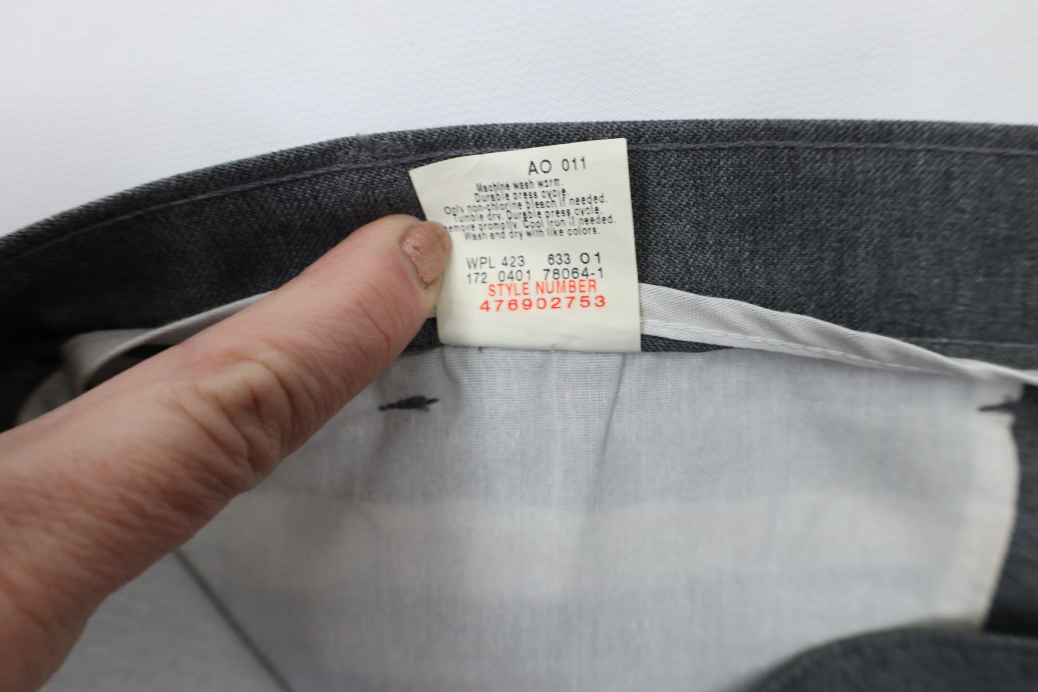 Levi's × Vintage Vintage Y2K 2001 Levis Knit Flared Wide Leg Chino Pants Size US 38 / EU 54 - 10 Thumbnail
