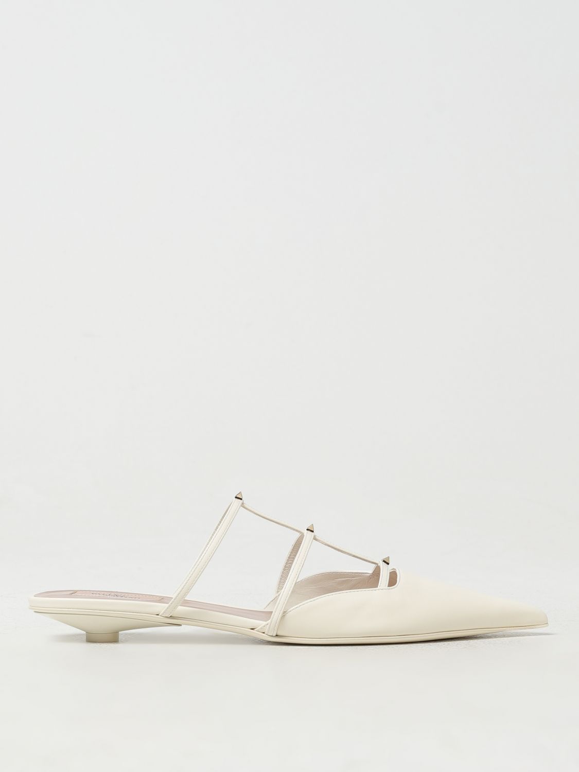 image of Valentino Garavani Flat Shoes Woman Yellow Cream, Women's (Size 7)
