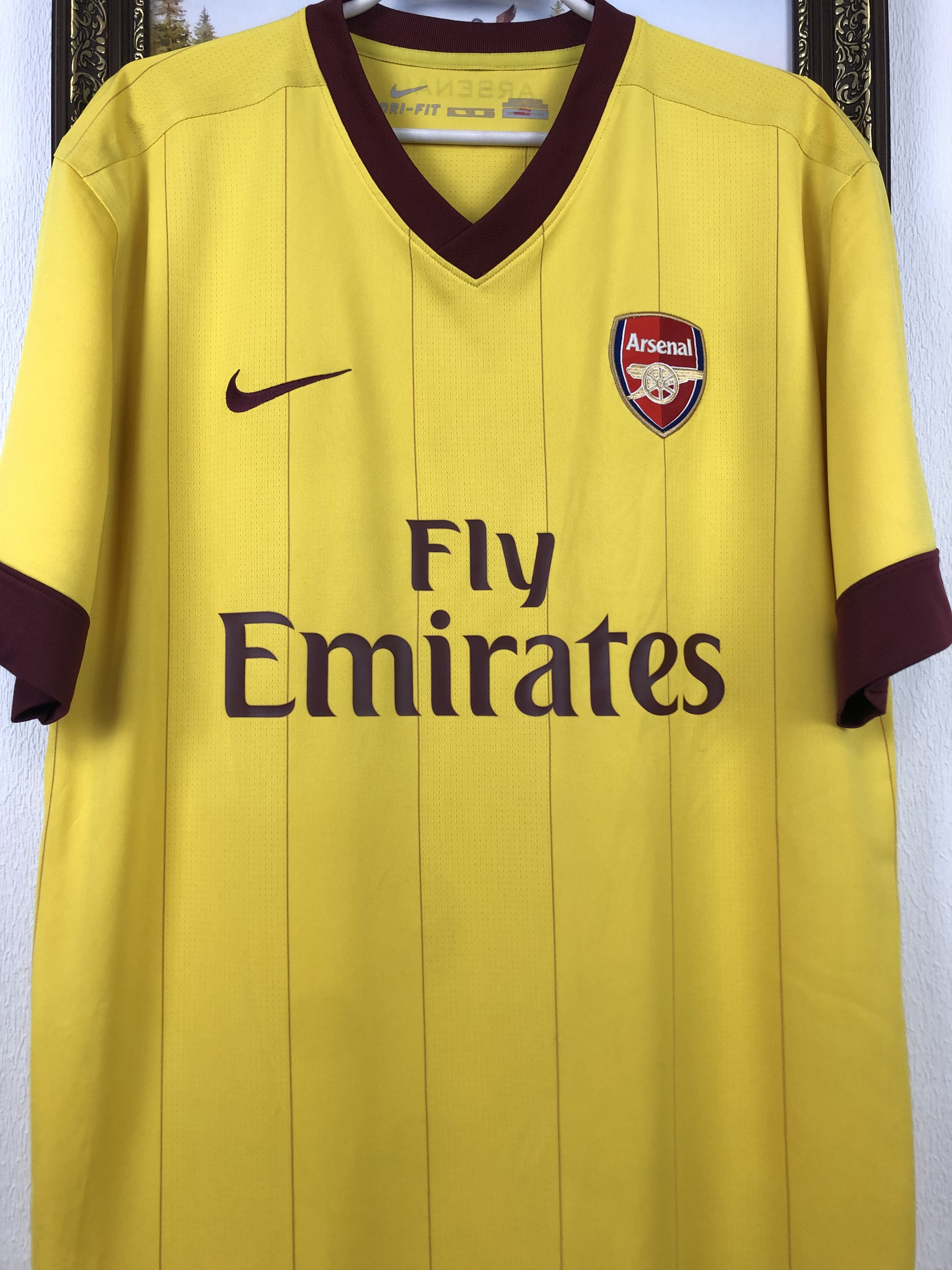 Vintage Arsenal football shirt Soccer Player Issue Jersey Rare Tee Size US XXL / EU 58 / 5 - 7 Thumbnail