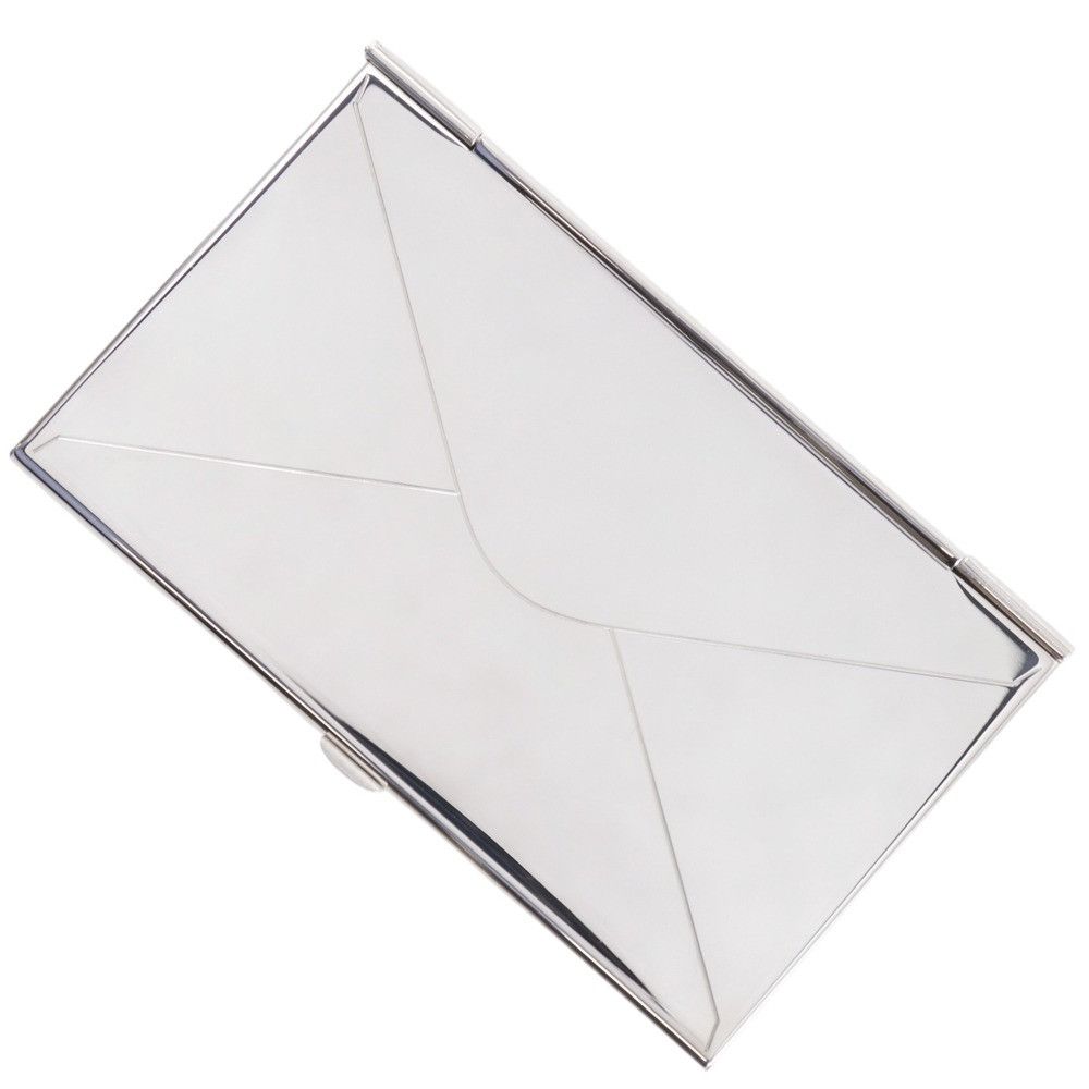 Cartier Cartier Silver Card Case Precious Metal Card Case DUTY FREE for USA