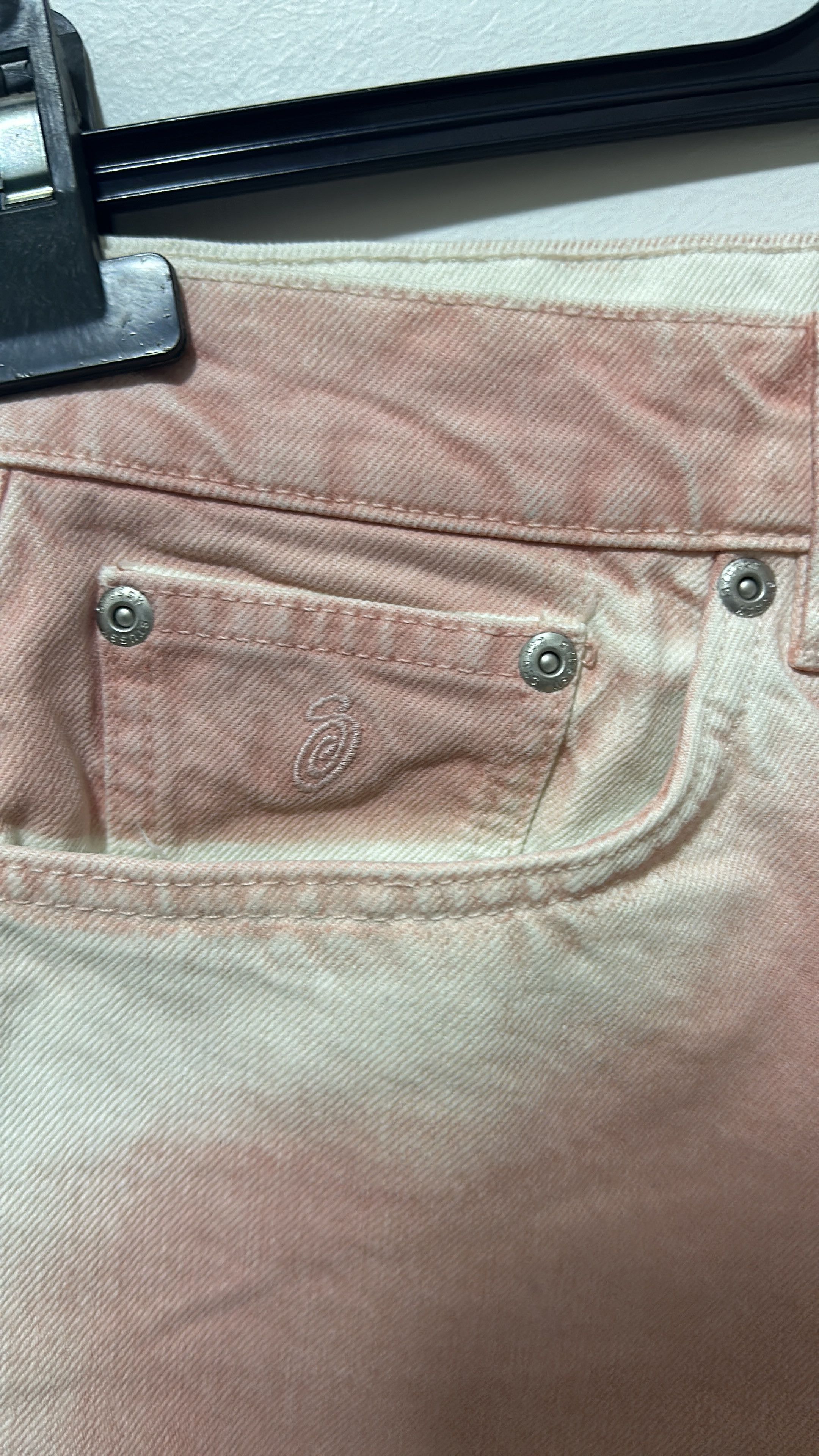 Stussy Stussy Spray Dyed Big Ol Jean Size 30 Faded Pink Size US 30 / EU 46 - 3 Thumbnail