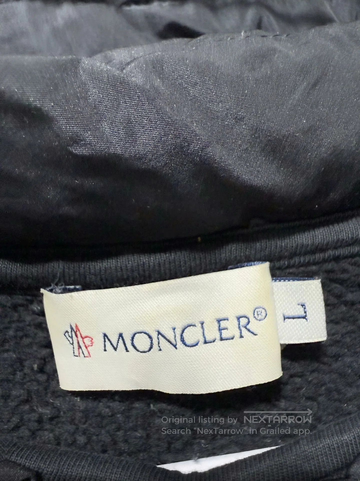 Moncler Moncler Logo Hoodie Size L. Size L / US 10 / IT 46 - 3 Thumbnail