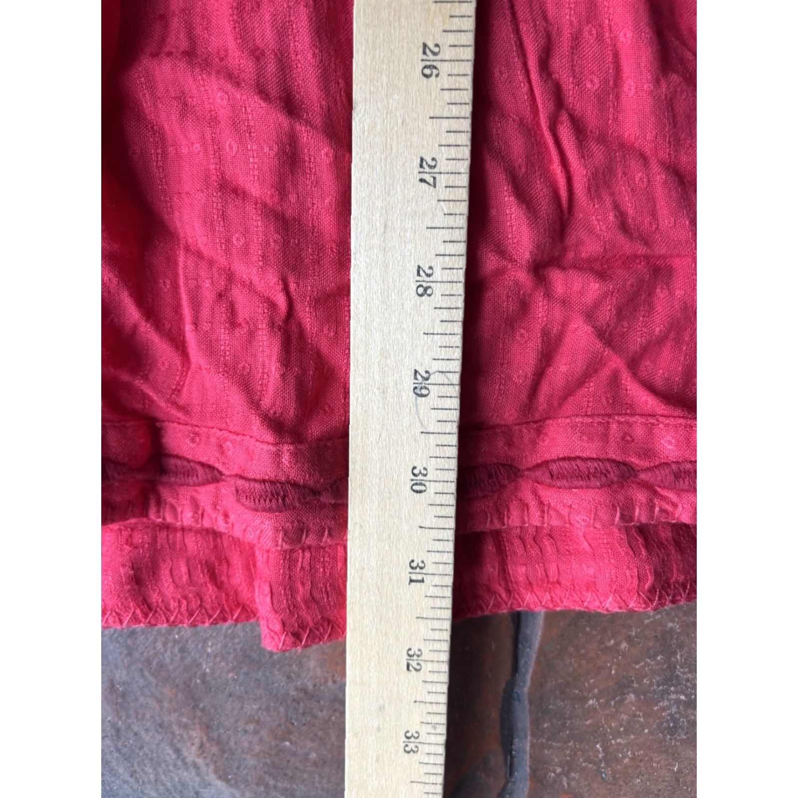 Free People Free People Dress Womens 4 Red Birds of Feather Embroidered Pleated Twirl Boho Dress Size S / US 4 / IT 40 - 8 Thumbnail