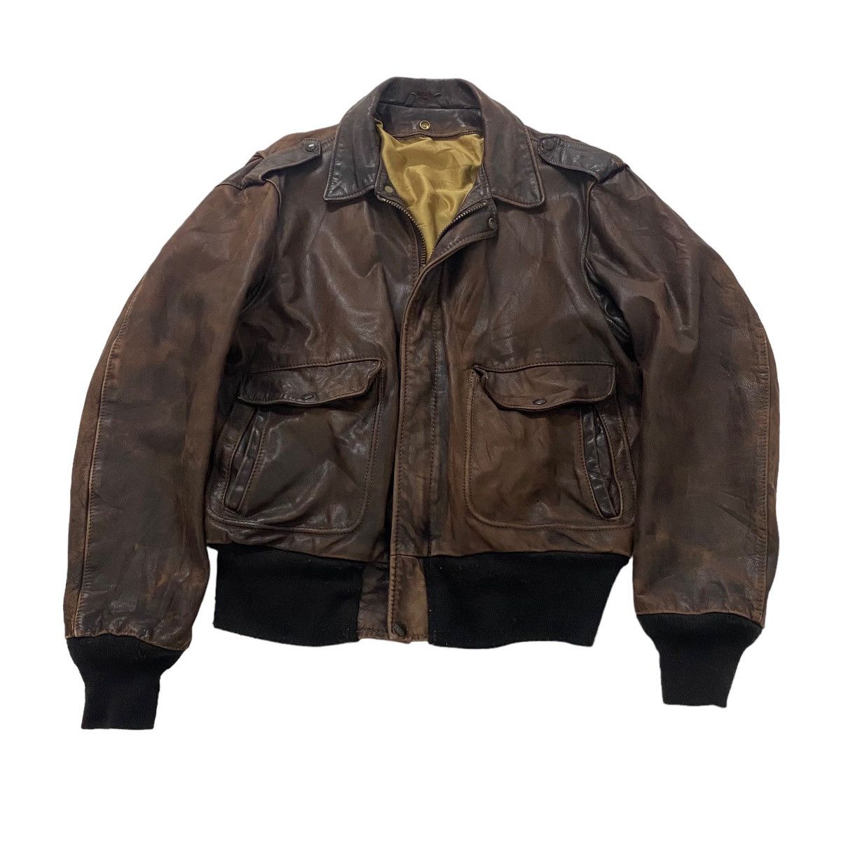 Schott ☀️Vintage Schott leather jacket size 44 Size US M / EU 48-50 / 2 - 1 Thumbnail