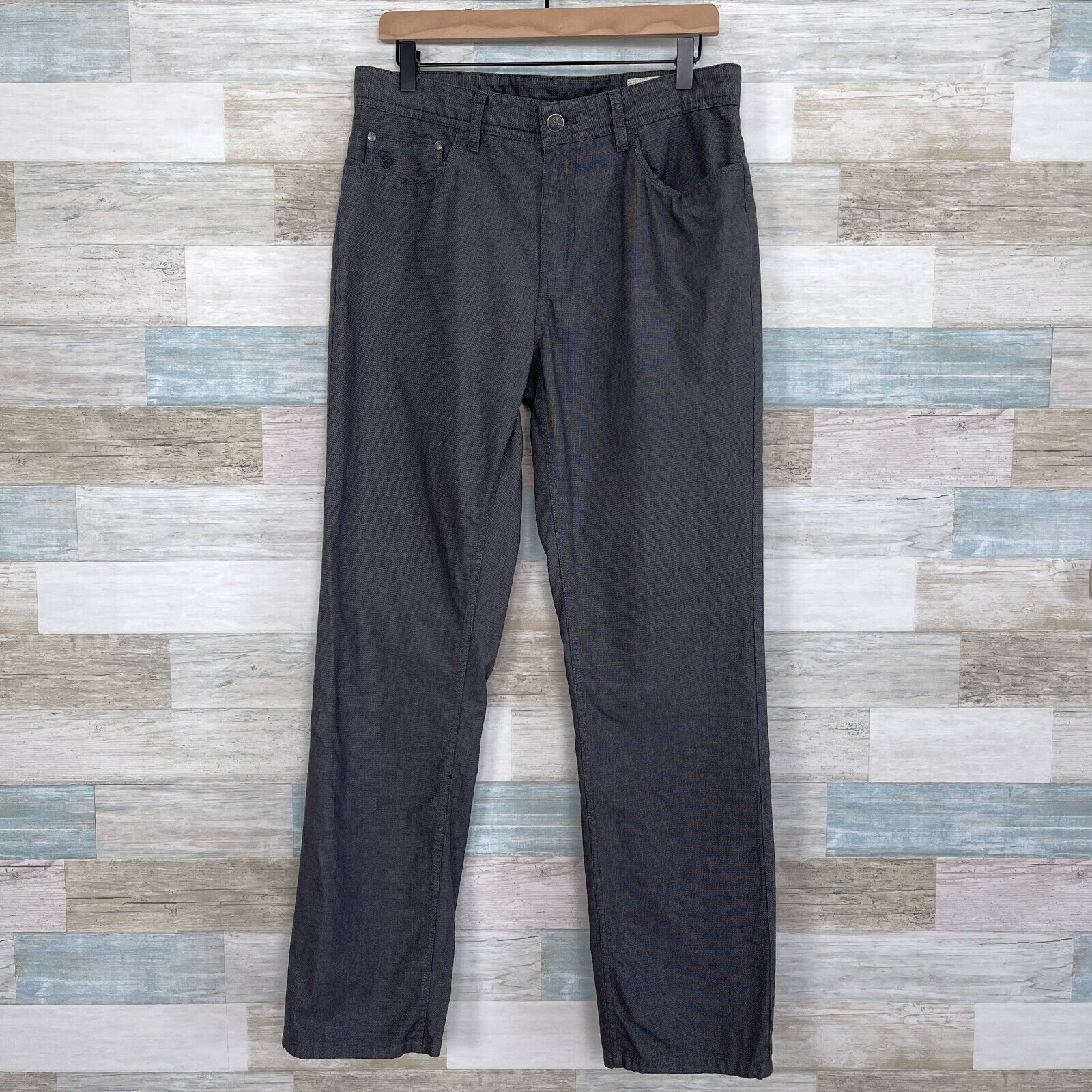 English Laundry English Laundry Walker Pants Gray Patterned 5 Pocket Slim 32 Size US 32 / EU 48 - 1 Thumbnail