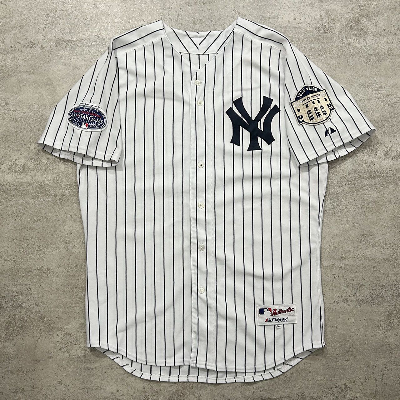 VTG 00s MLB NEW YORK YANKEES ALL STAR GAME 2008 MAJESTIC