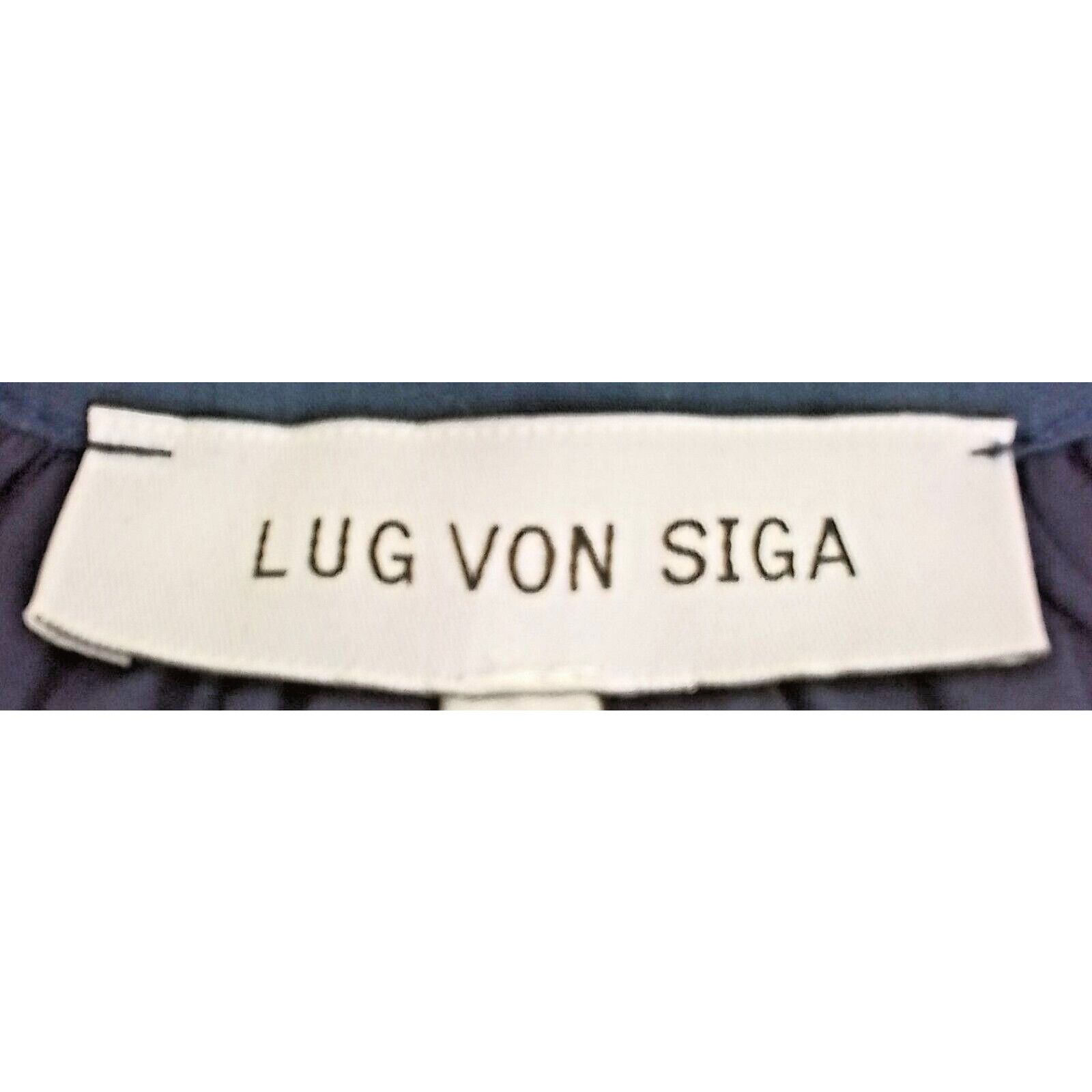 Other Lug Von Siga Dress Women's Size 36 Navy Blue Embroiderd NWT Size XS / US 0-2 / IT 36-38 - 5 Thumbnail