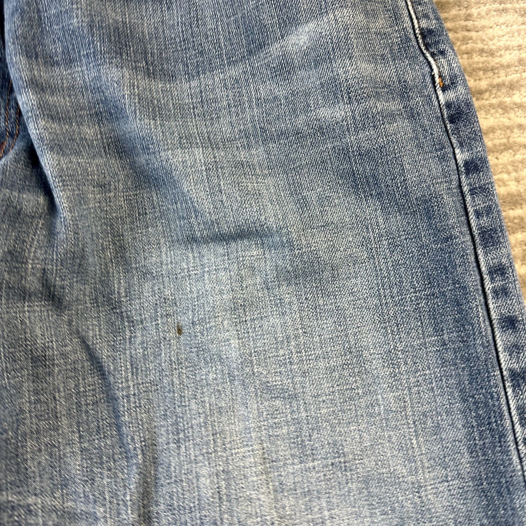 Levi's VINTAGE Levis Jeans 569 Straight 38x30 Mens Blue Denim 5-Pocket Relaxed Regular 2007 Y2K Size US 38 / EU 54 - 5 Thumbnail