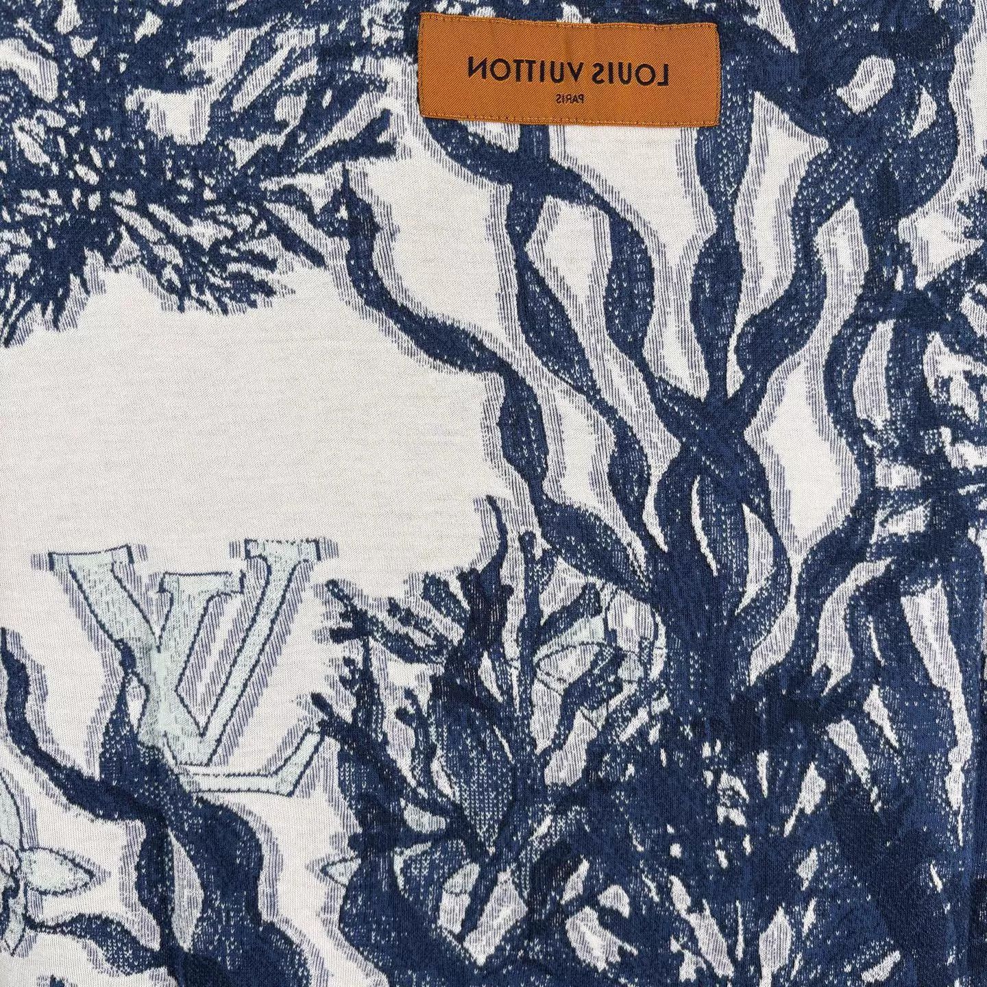 Louis Vuitton LV seaweed plant print short tee S new Italy 100% cotton Size US S / EU 44-46 / 1 - 5 Thumbnail