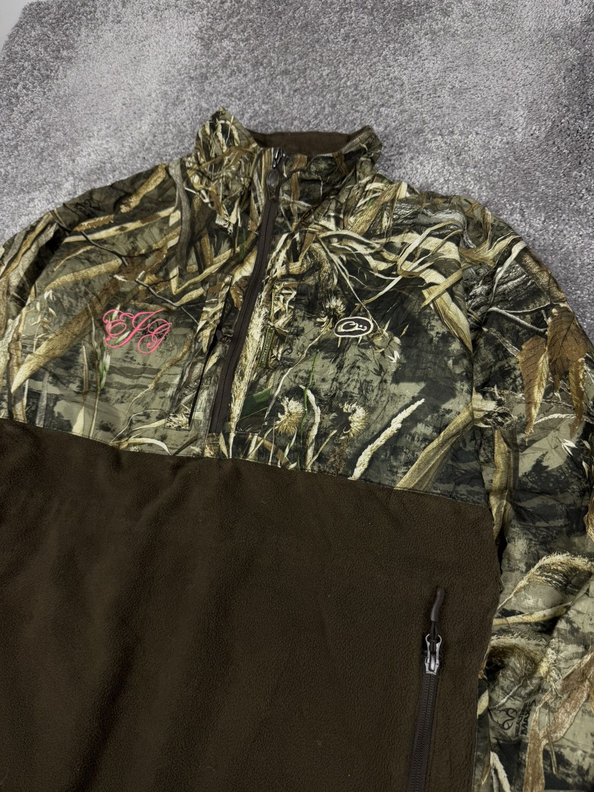 Drake Drake hunting fishing camo polar fleece jacket Size US L / EU 52-54 / 3 - 2 Thumbnail