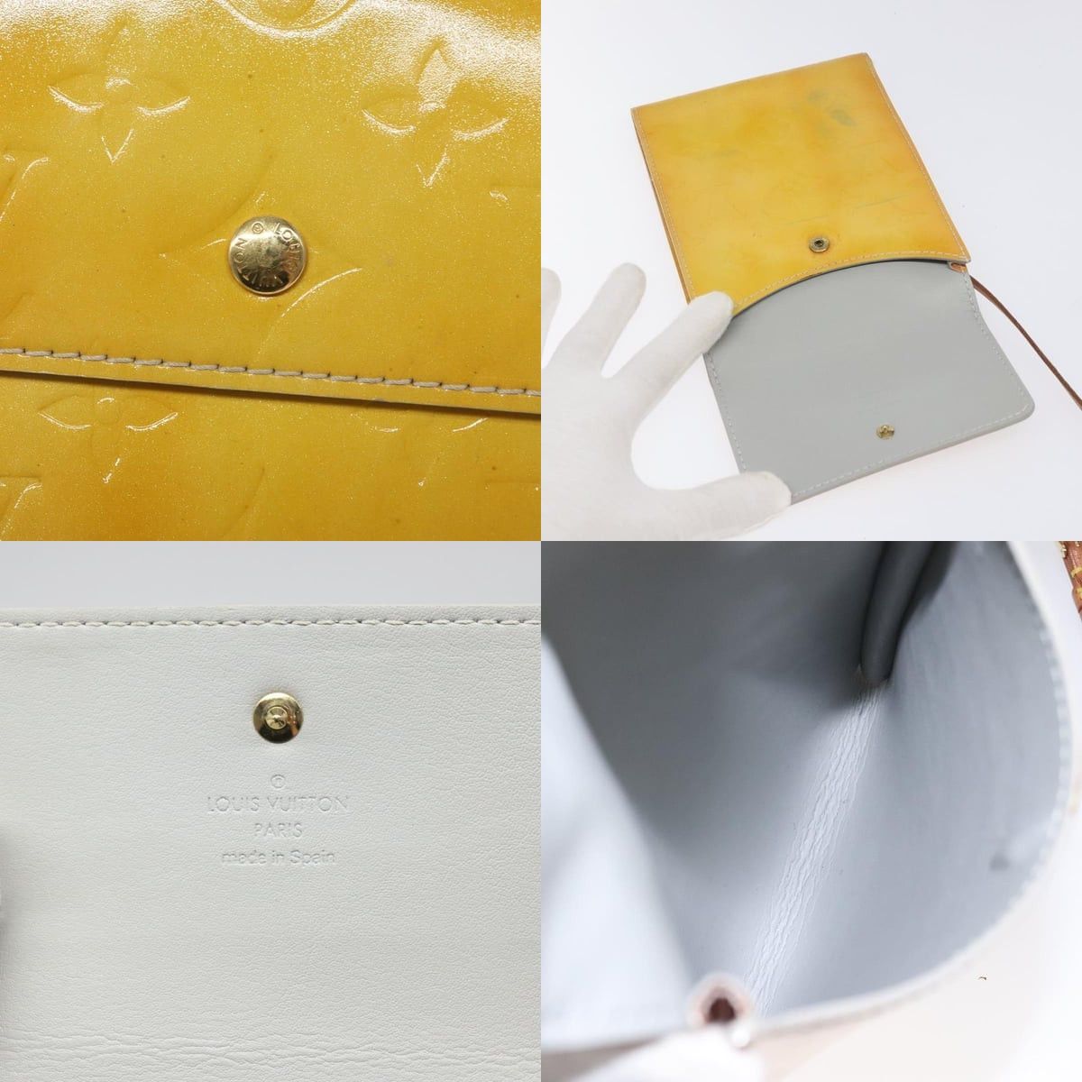 Louis Vuitton LOUIS VUITTON Monogram Vernis Kenmare Shoulder Bag Gris Size ONE SIZE - 11 Thumbnail