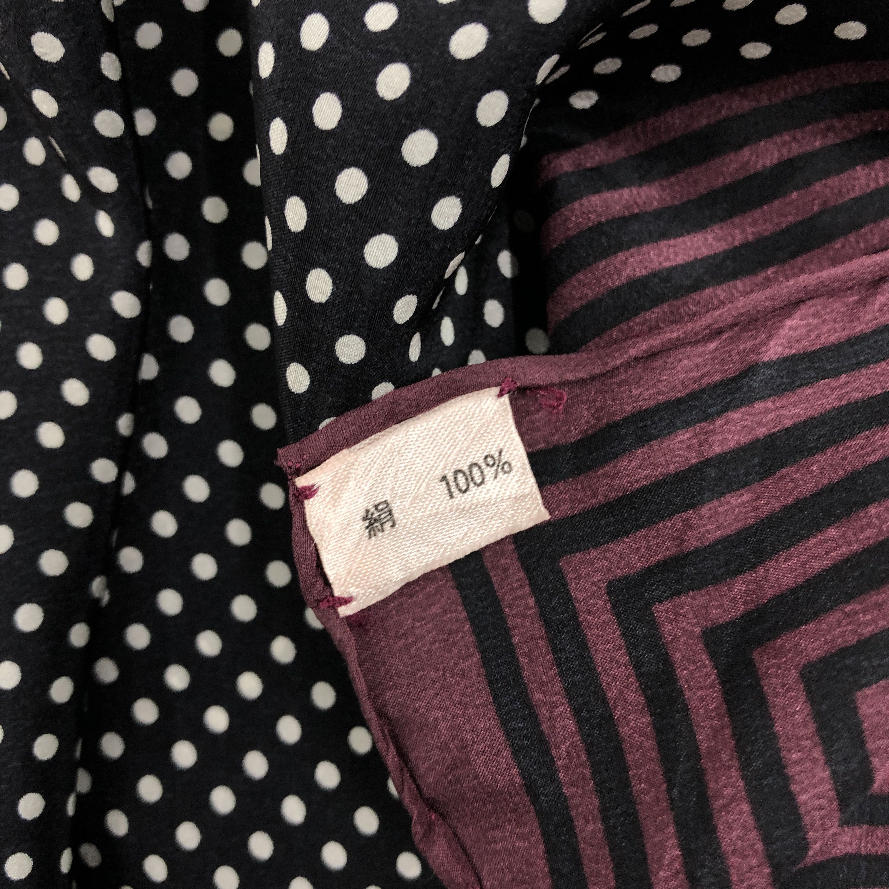 Japanese Brand × Vintage Vintage SILK Scarf Twill Stole Wraps Scarves Size ONE SIZE - 6 Thumbnail