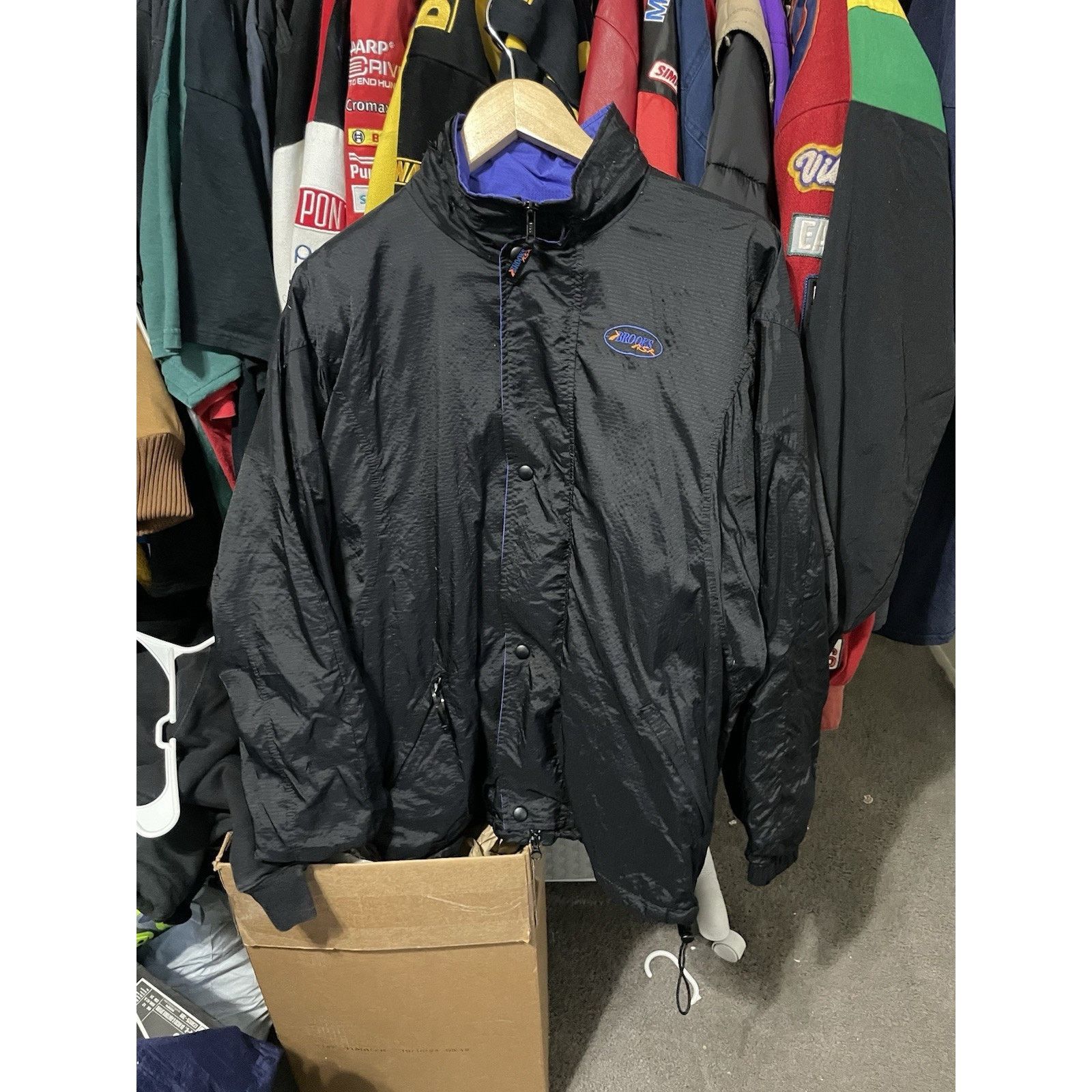Brooks Size M- VTG 90’s Brooks Black 100% Nylon Gore-tex Jacket Size US M / EU 48-50 / 2 - 1 Thumbnail