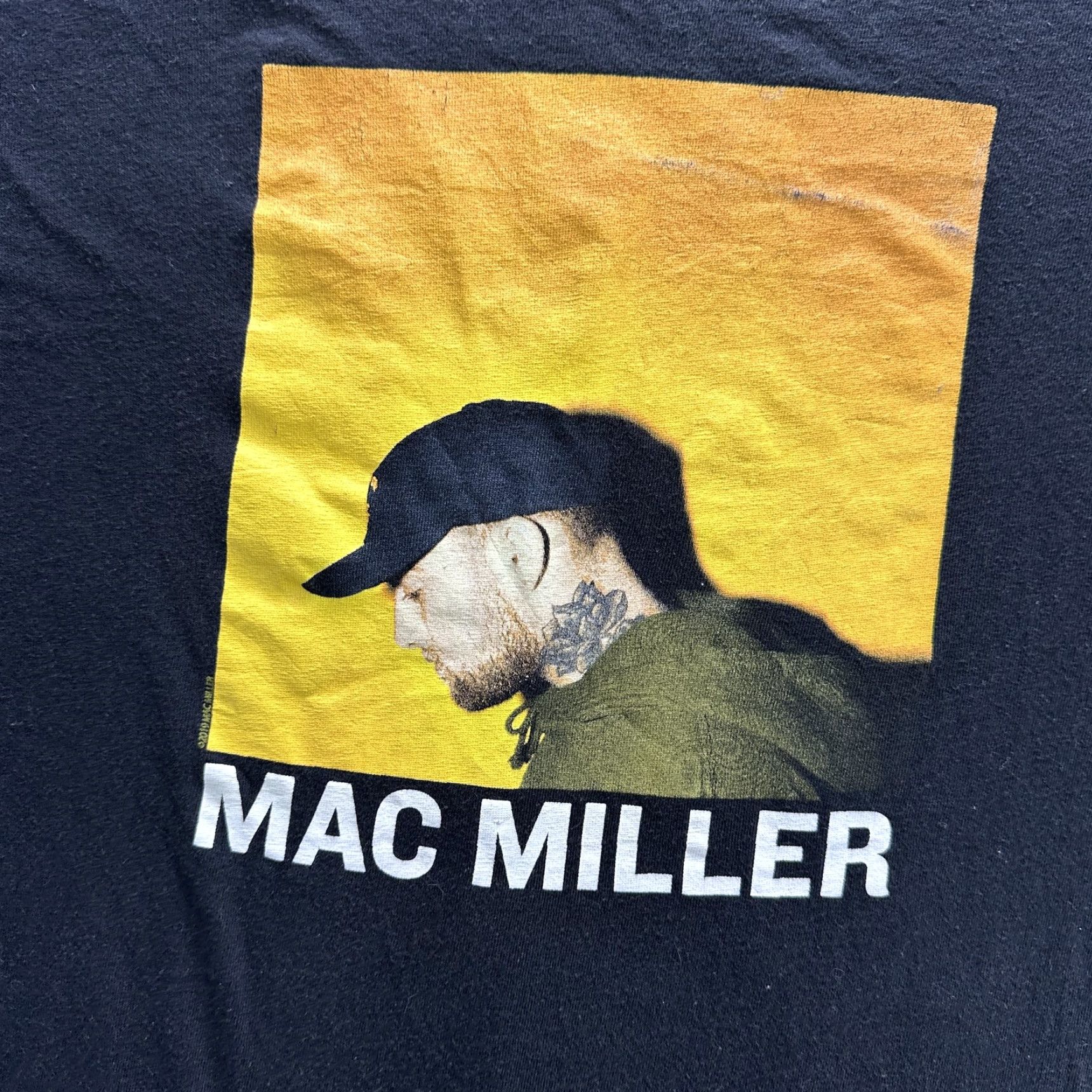 Vintage Mac Miller Shirt Mens Large Black Graphic Tee Hip Hop Artist Merch Size US L / EU 52-54 / 3 - 4 Thumbnail