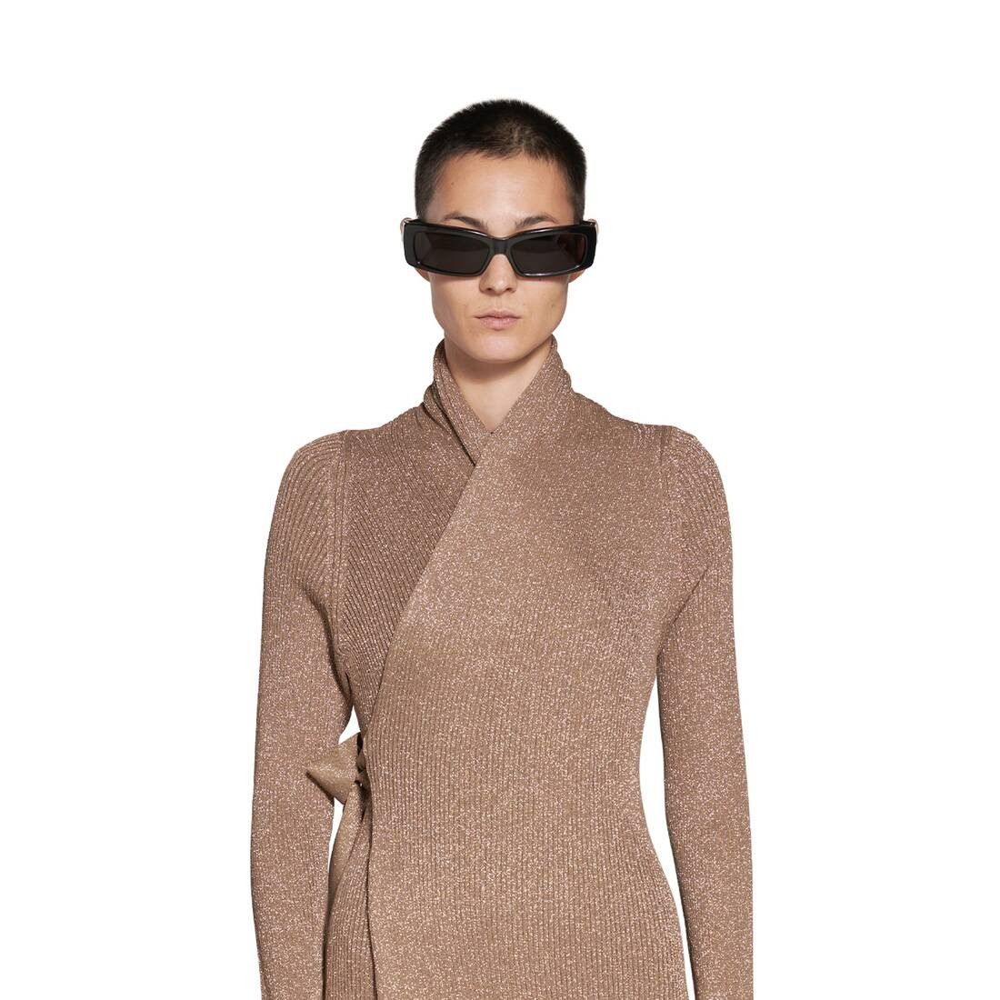 Balenciaga o1bcso1str0525 Wrap Maxi Dress in Brown Size M / US 6-8 / IT 42-44 - 5 Thumbnail