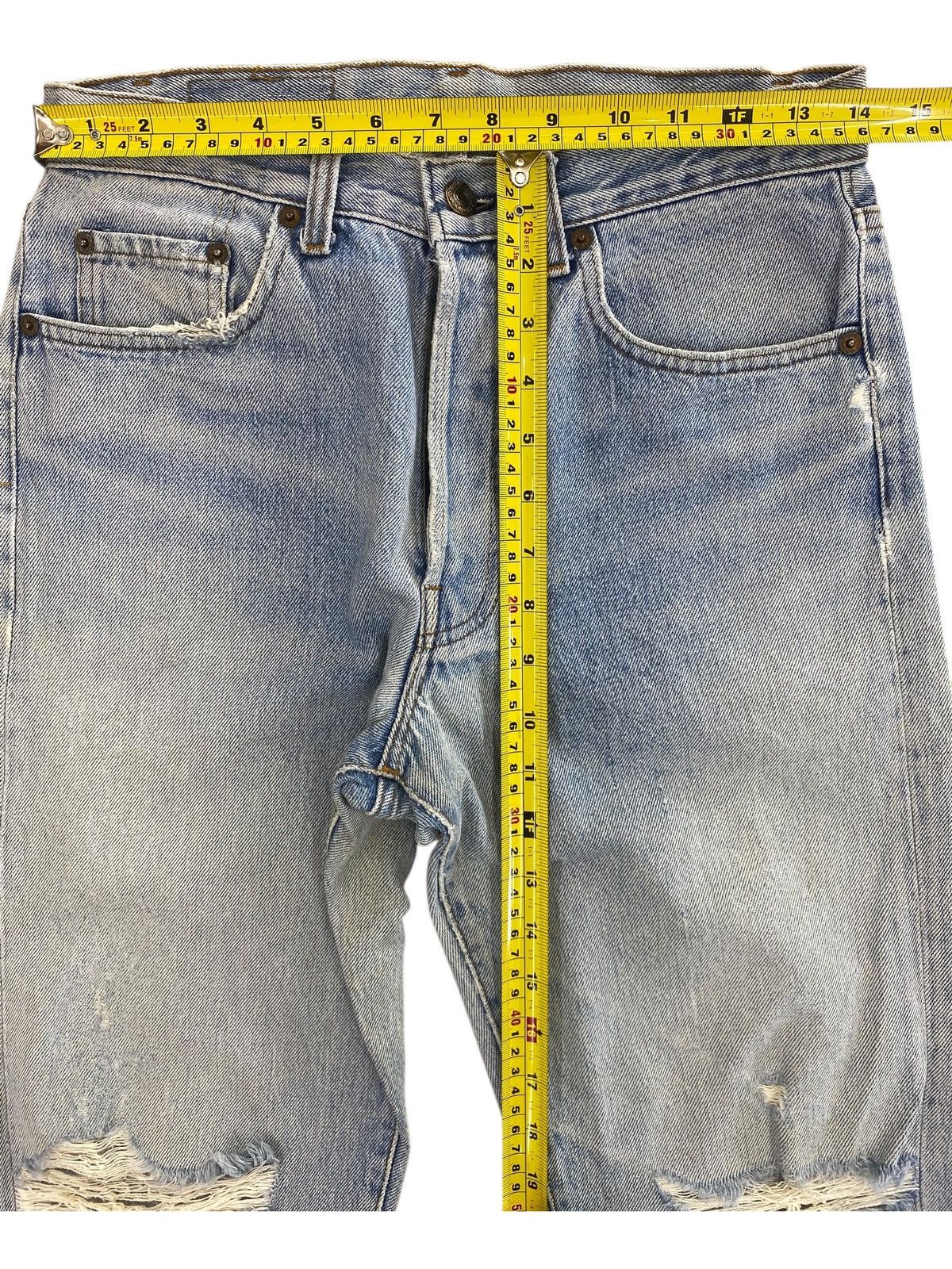 Levi's Levi’s Faded Wash Distress Style Jeans Size US 28 / EU 44 - 5 Thumbnail
