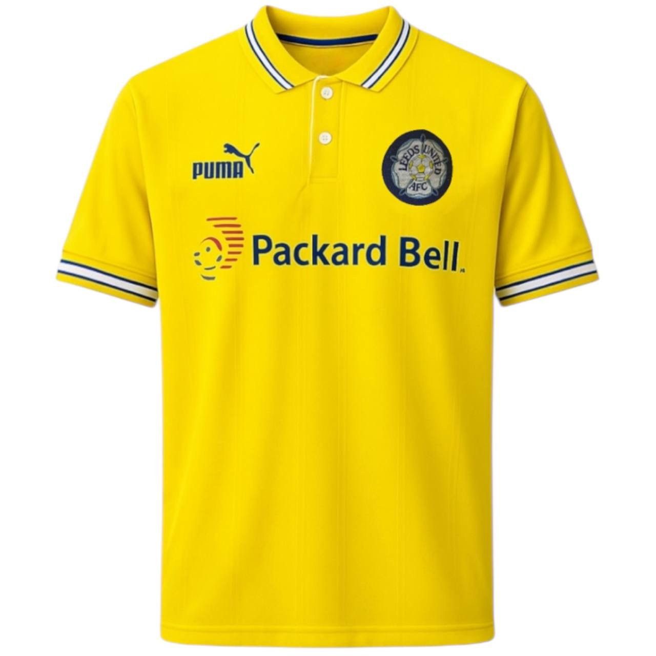 1997/98 LEEDS UNITED HOME SOCCER JERSEY FOOTBALL SHIRT SZ S