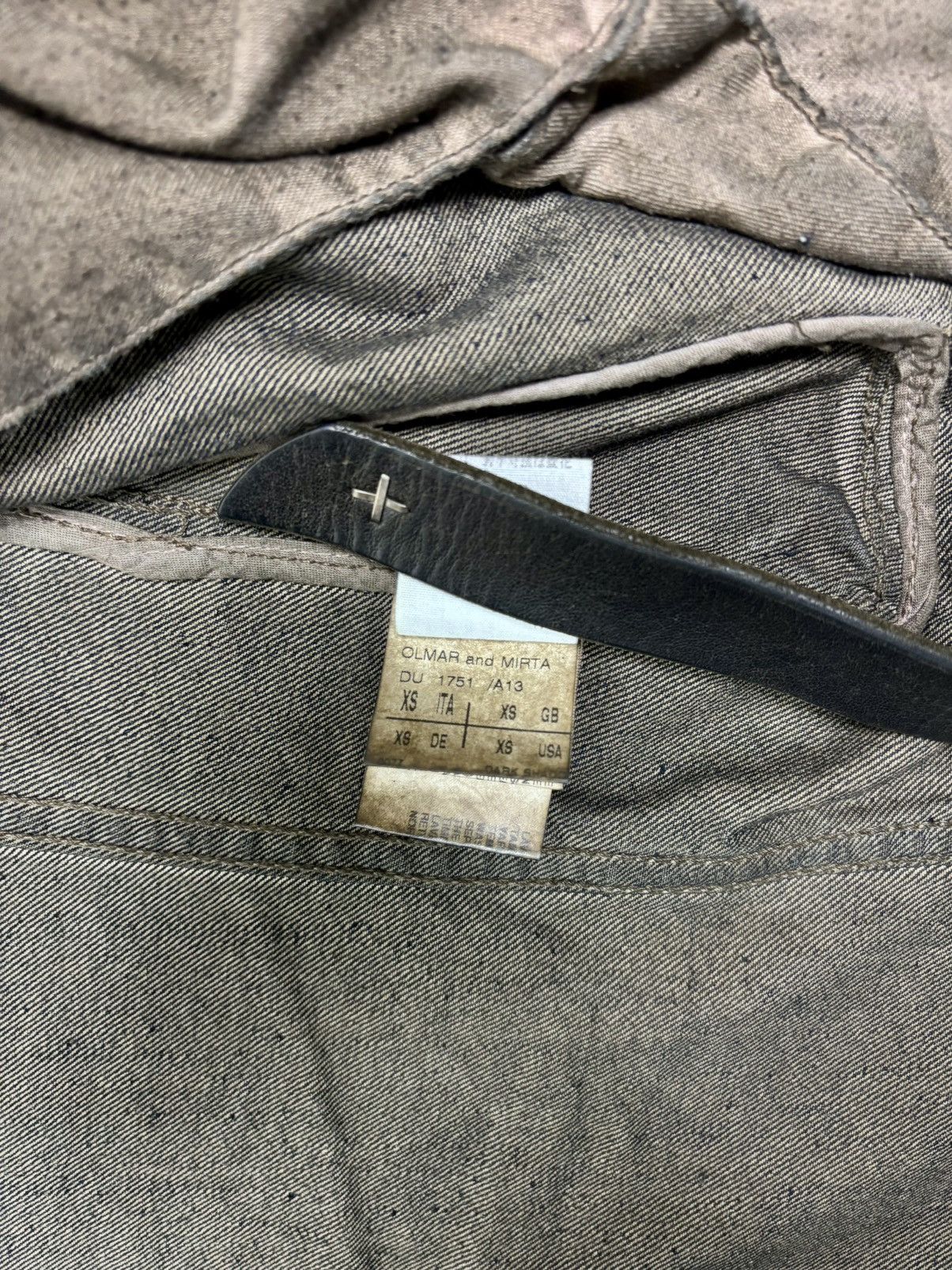 Rick Owens Rick Owens FW07 Exploder Mud Dust Wash Trucker Denim Jacket Size US XS / EU 42 / 0 - 11 Thumbnail