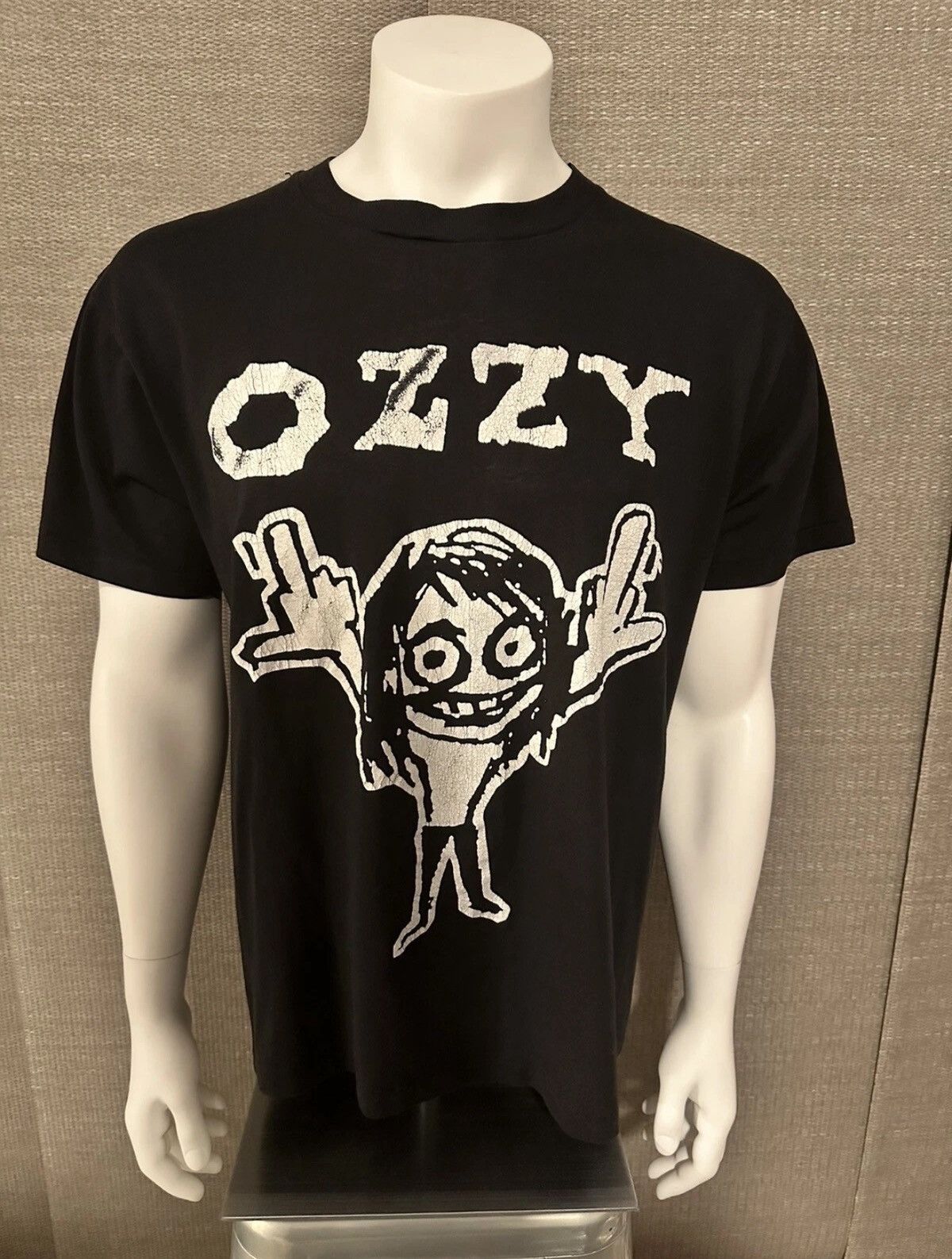 Ozzy Osbourne Ozzy Osbourne 1996 Vinatge Large Tee RARE Gold Script Size US L / EU 52-54 / 3 - 1 Thumbnail