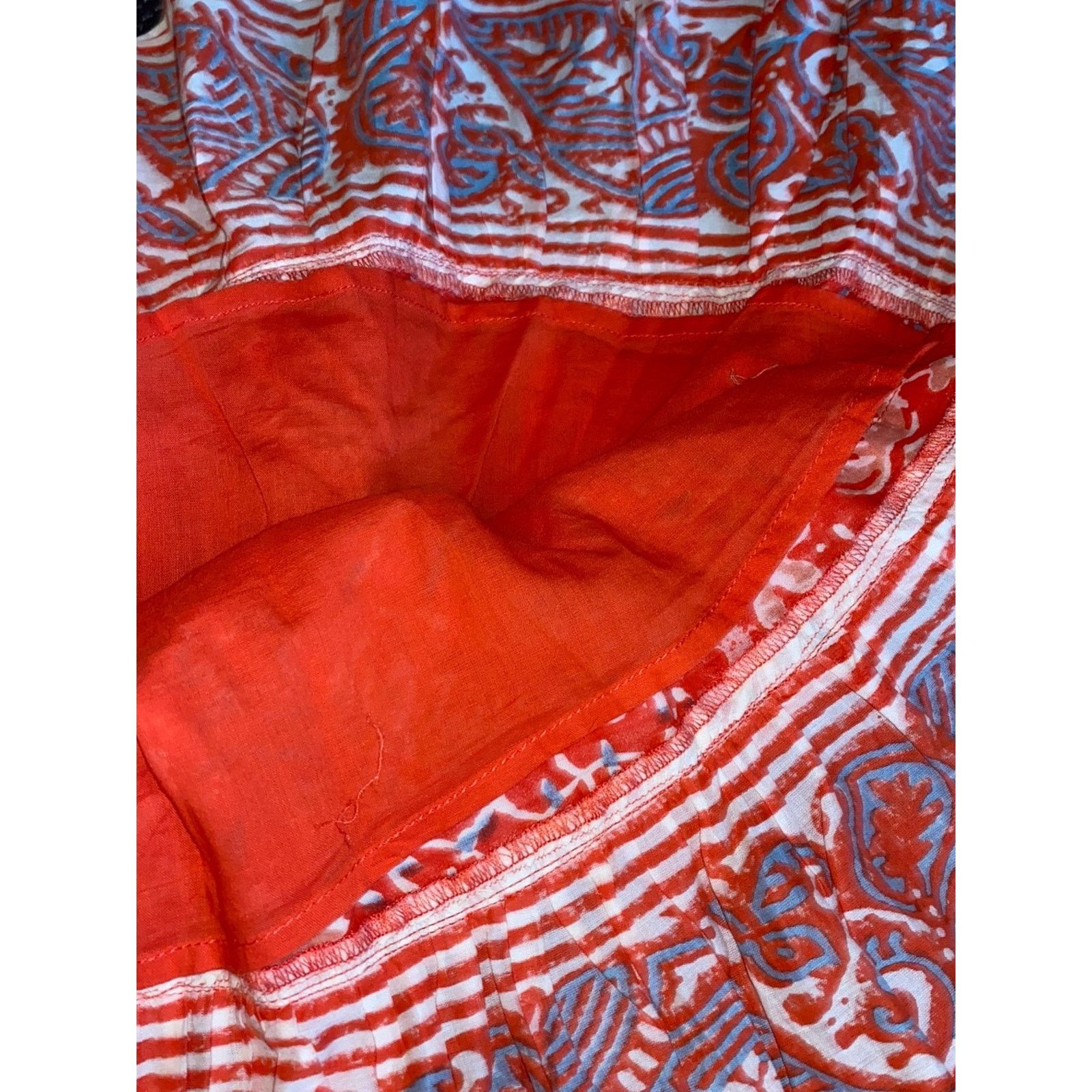Cleobella New $218 Cleobella Blair RWB Boho Block Print Dress L Size L / US 10 / IT 46 - 16 Thumbnail