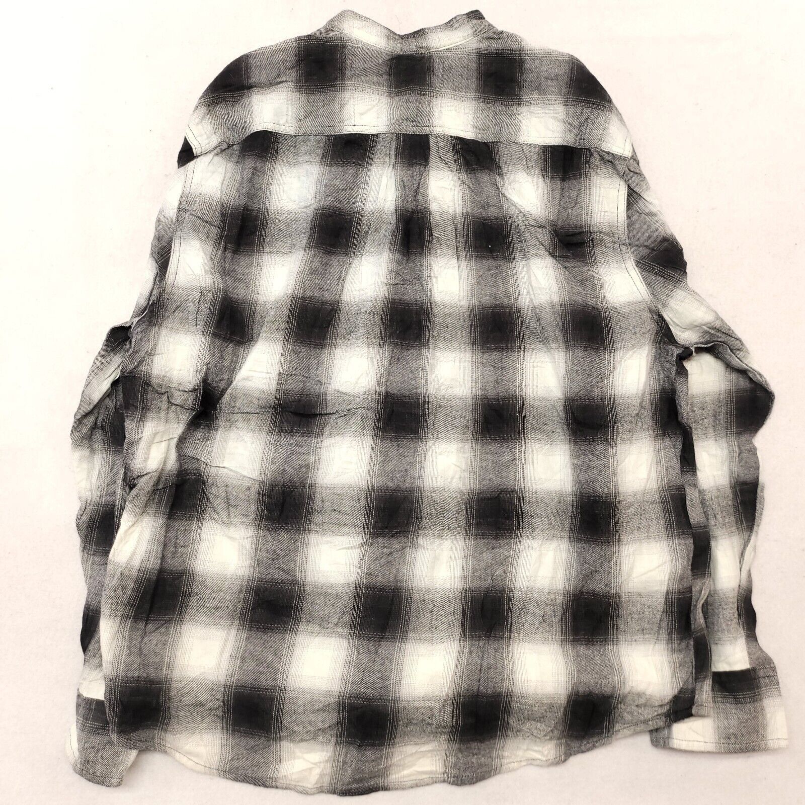 Arizona Jean Co. Arizona Jean Co Tartan Flannel Shirt Mens Size L White Black Size US L / EU 52-54 / 3 - 10 Thumbnail