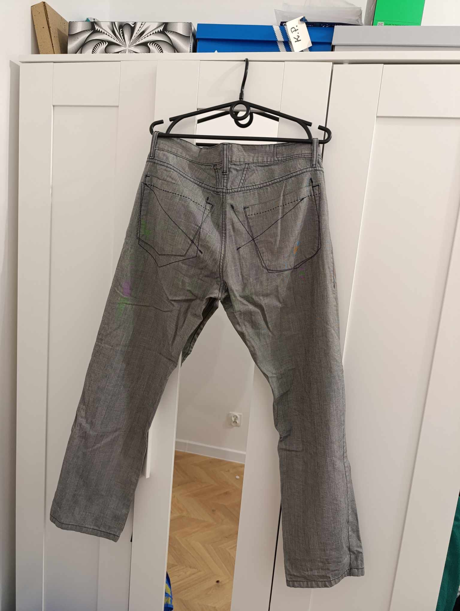 Marithe + Francois Girbaud Gray Straight Jeans by Martihe Francois Gribaud Size US 33 - 5 Thumbnail