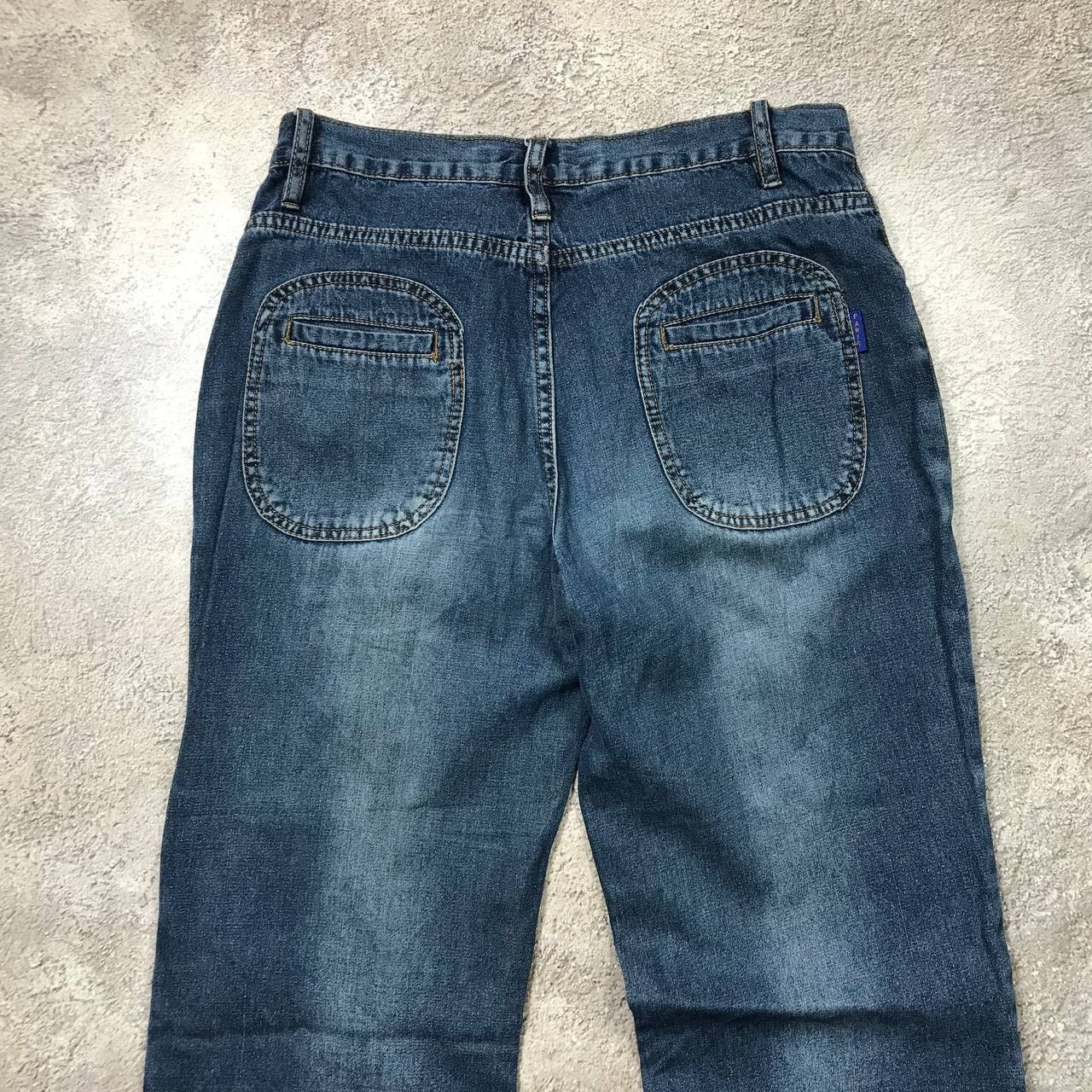 Vintage Vintage Y2K Baggy Cargo Distressed Jeans Skate Streetwear 29 Size 29" - 6 Thumbnail