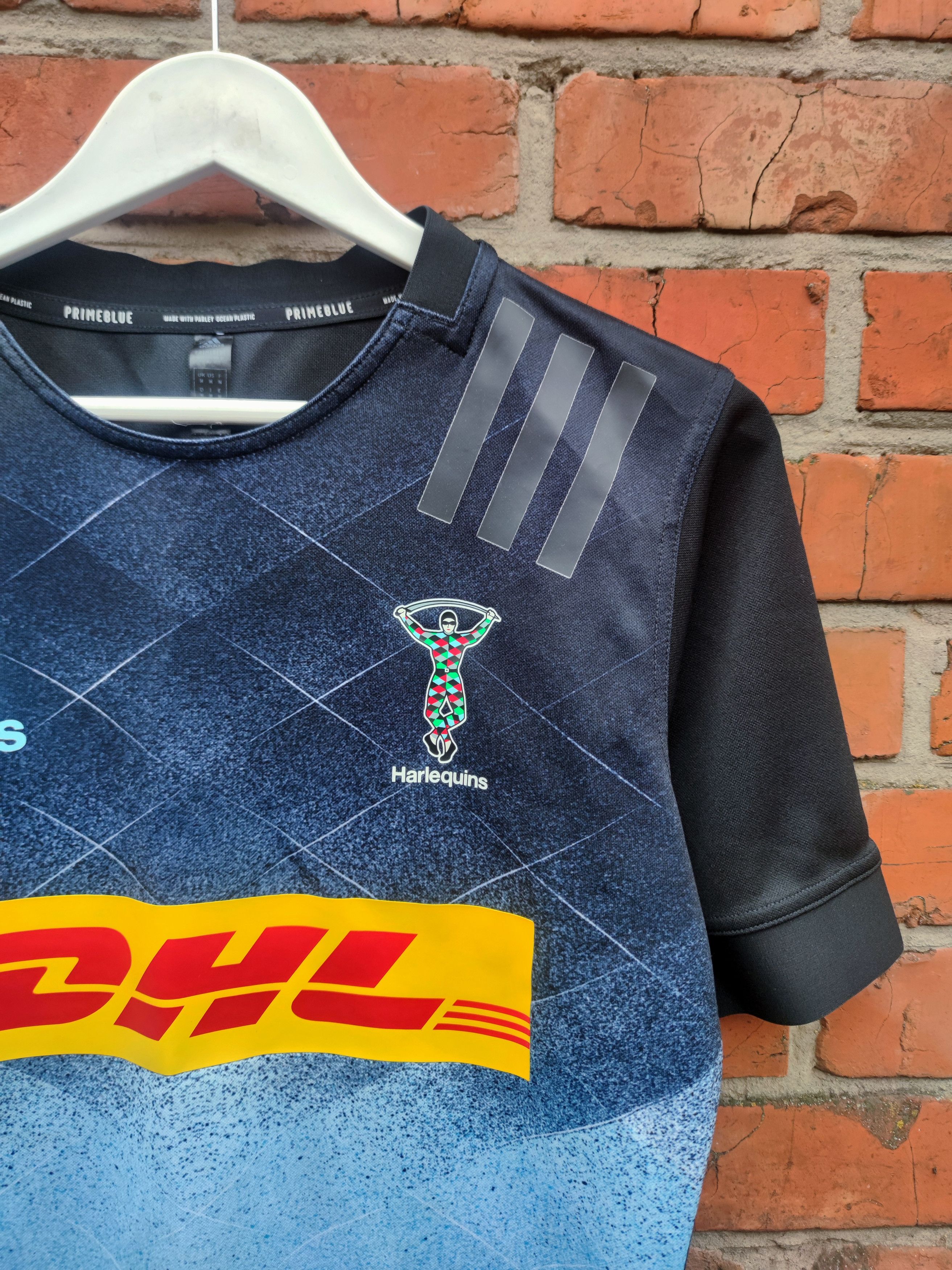 Adidas Adidas Harlequins size M Rugby Jersey 2020 Black #10 Size US M / EU 48-50 / 2 - 1 Thumbnail