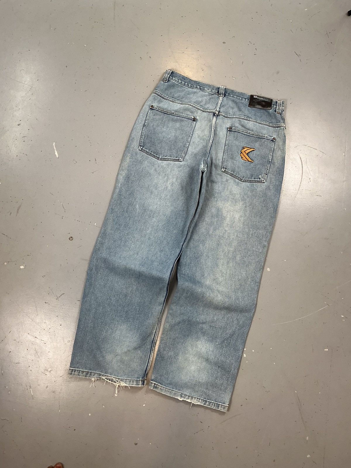 Karl Kani × Vintage Vintage Kani jeans distressed loose fit denim Size US 40 / EU 56 - 11 Thumbnail