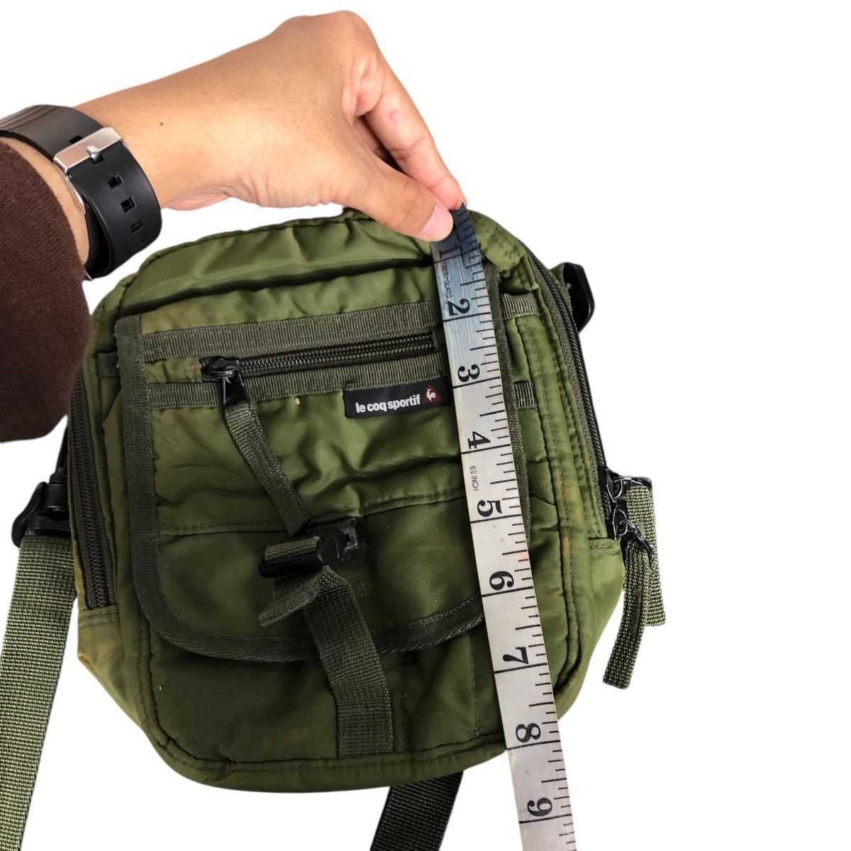 Japanese Brand 📌Vintage Sling Bag Le Coq Sportif Multi Pocket Size ONE SIZE - 17 Thumbnail