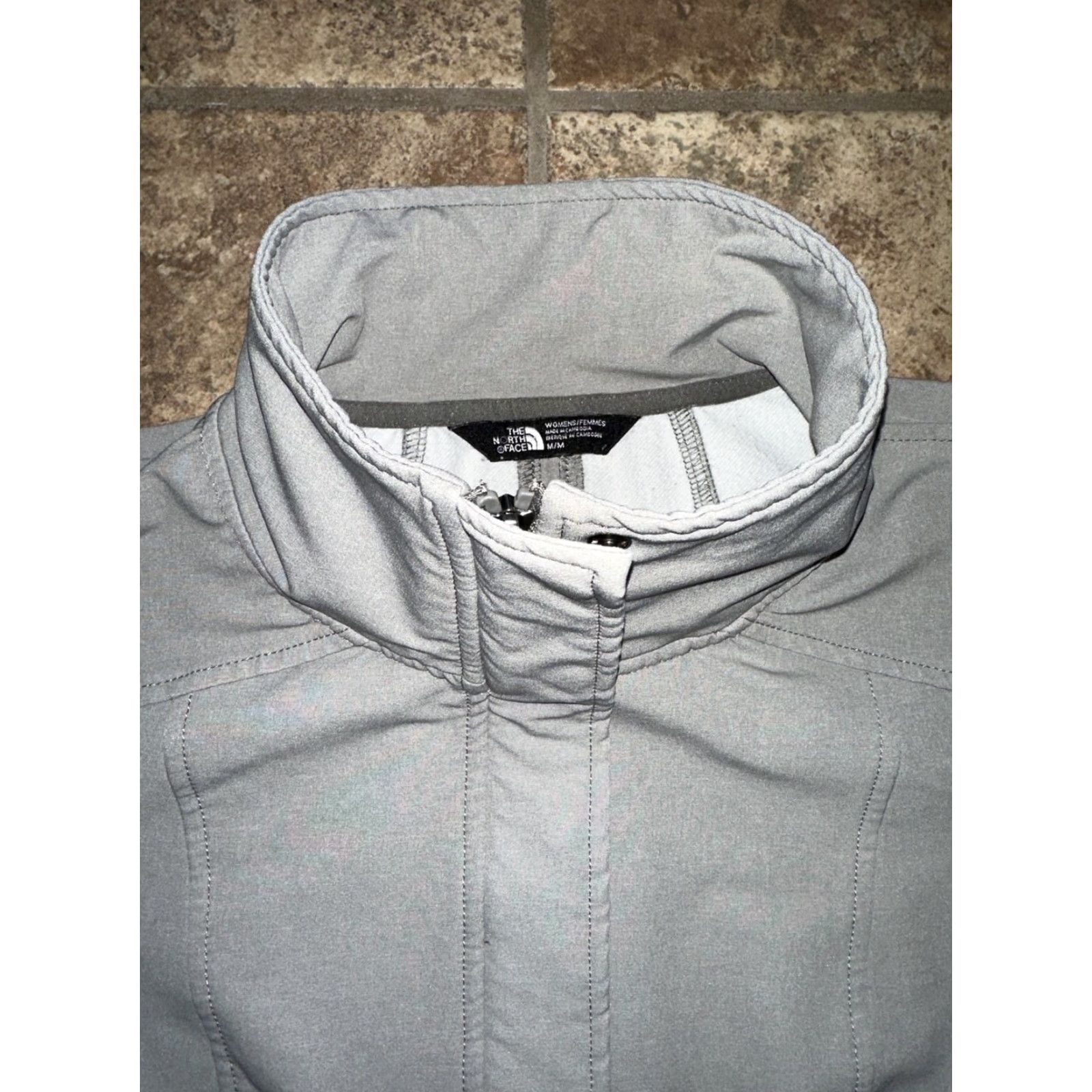 The North Face The North Face Windwall Gray Soft Shell Jacket Womens Medium Size M / US 6-8 / IT 42-44 - 2 Thumbnail