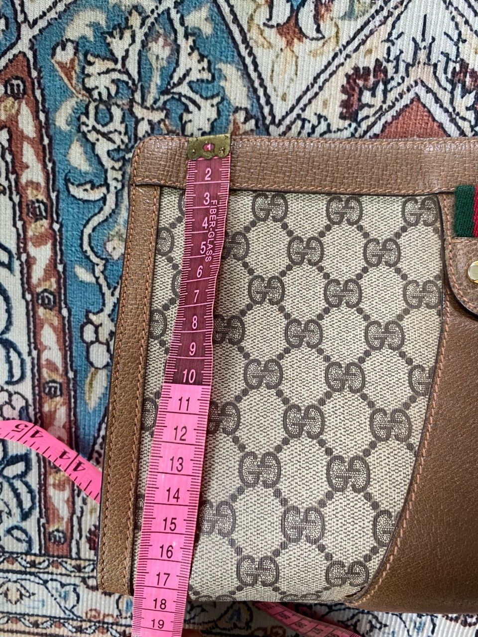 Gucci Vintage Gucci GG Supreme Sherry Line 90s Size ONE SIZE - 8 Thumbnail