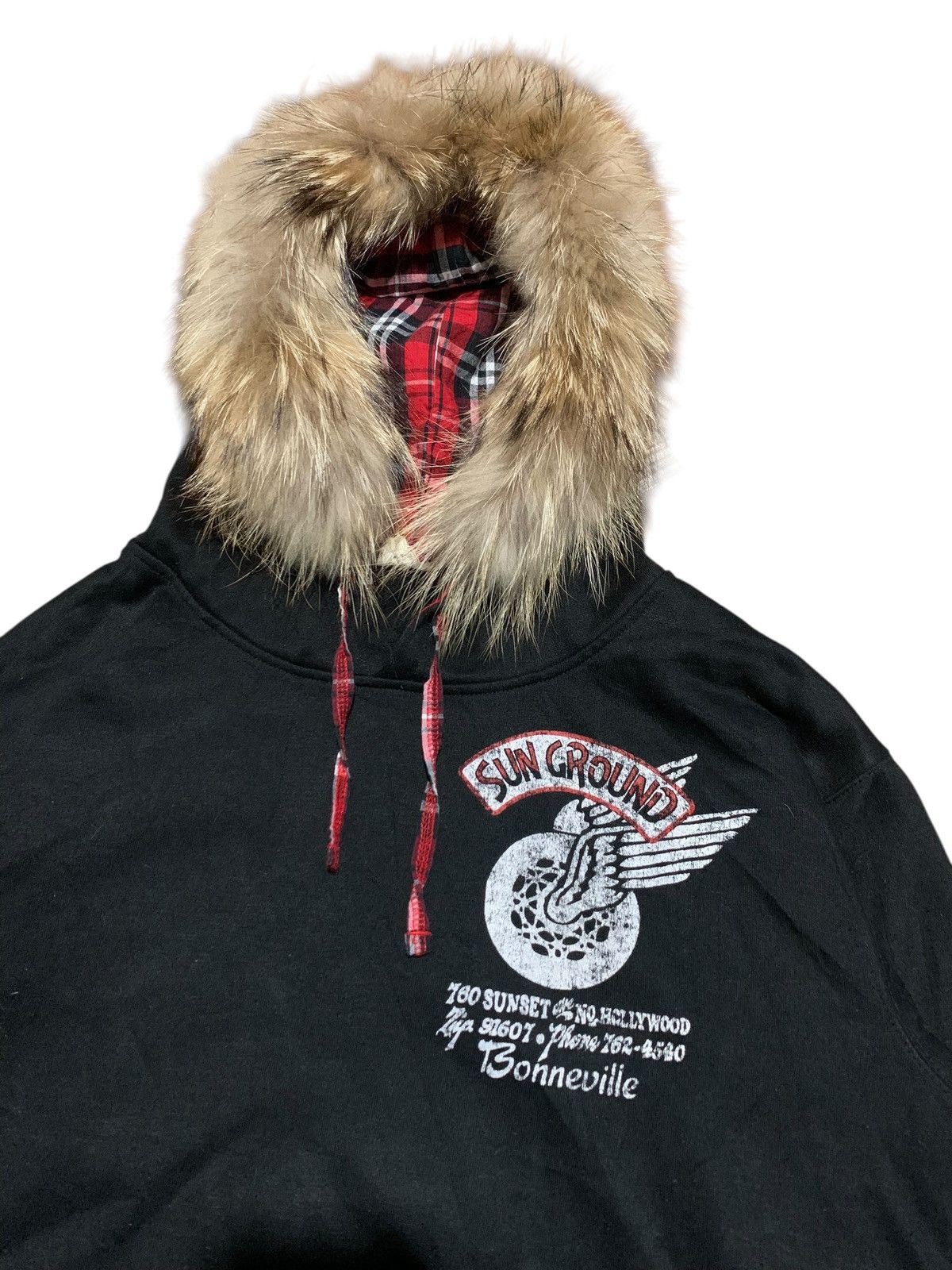 If Six Was Nine LOOK HEAVEN CRIMINAL MOBS SKULL POEM PULLOVER FUR HOODIE Size US L / EU 52-54 / 3 - 3 Thumbnail