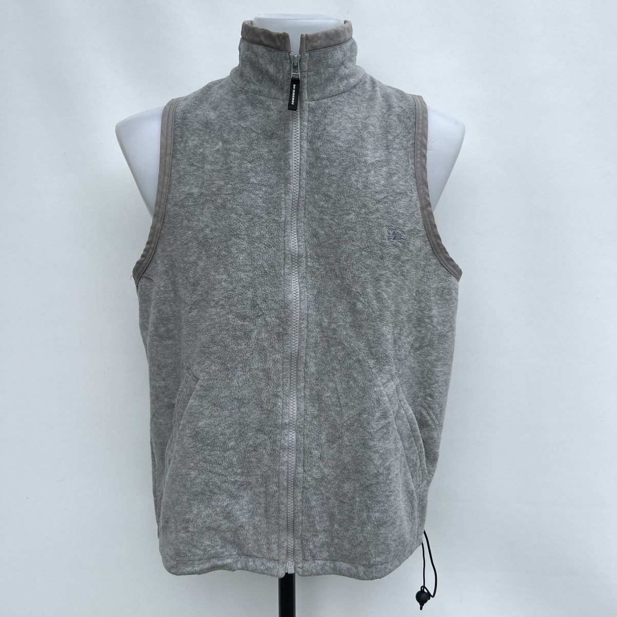 Burberry × Designer × Vintage Vintage Burberry Fleece Vest Jacket Large Youth / Men’s XXS Size US XXS / EU 40 - 1 Thumbnail