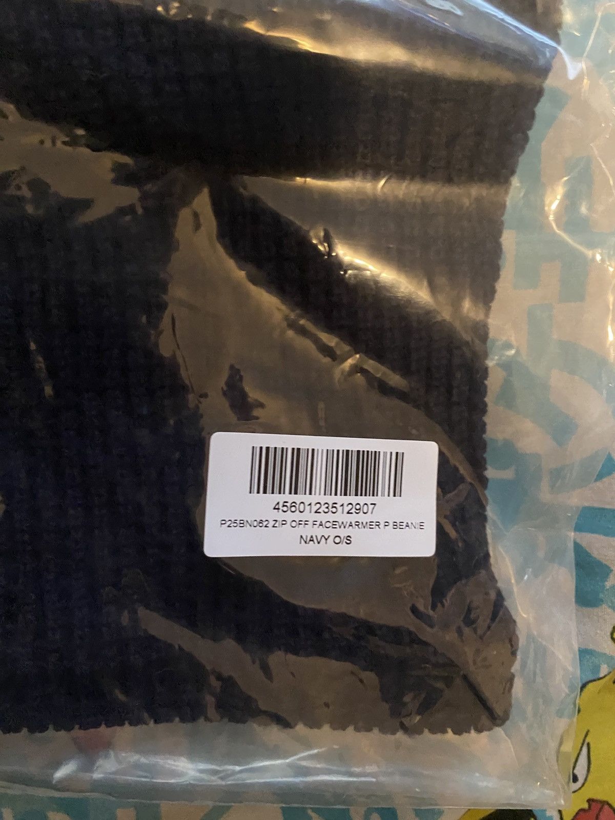 Palace Palace Skateboards Zip Off Facewarmer P Beanie Navy Blue Size ONE SIZE - 5 Thumbnail